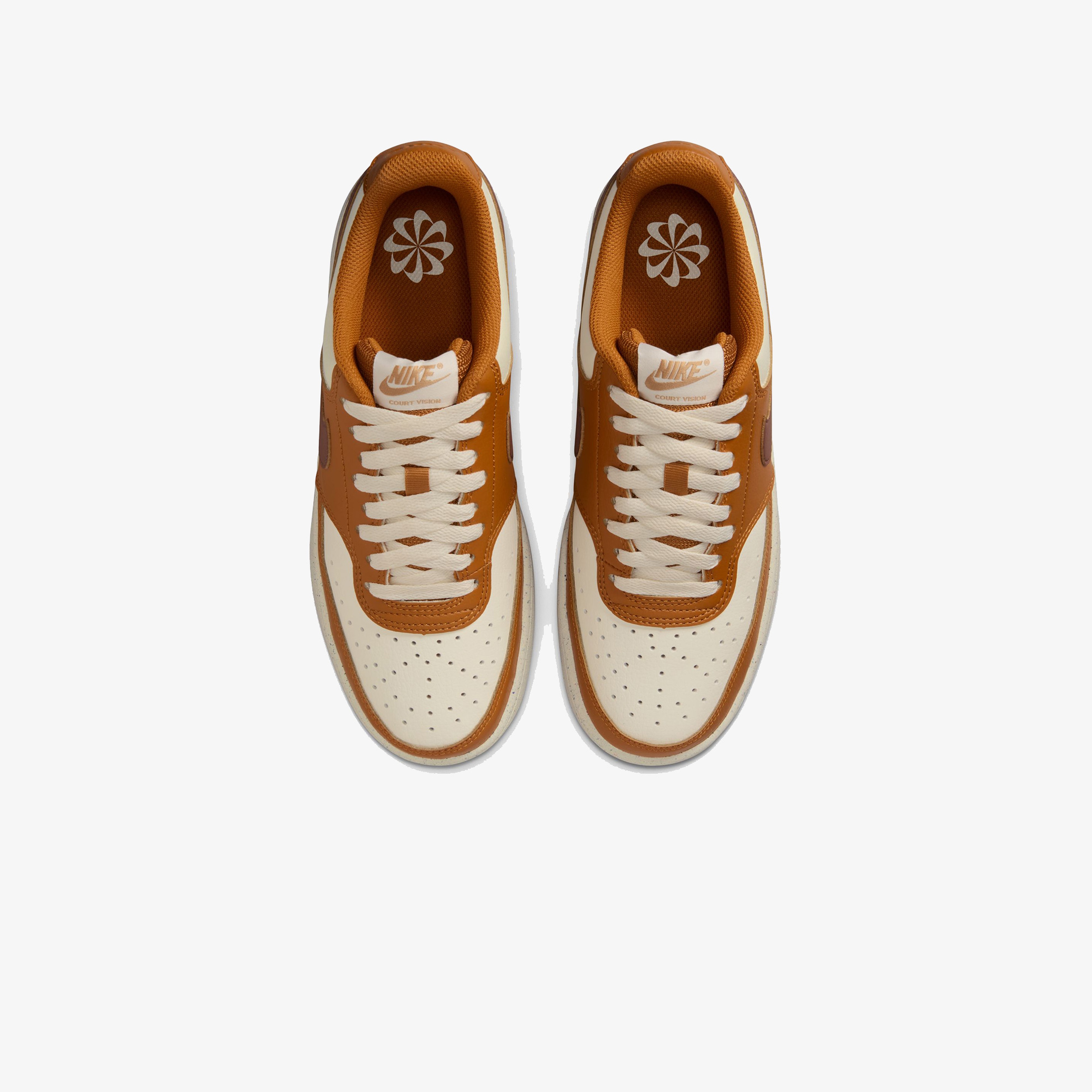 Nike Court Vision Low Next Nature Kadın Kahverengi Spor Ayakkabı