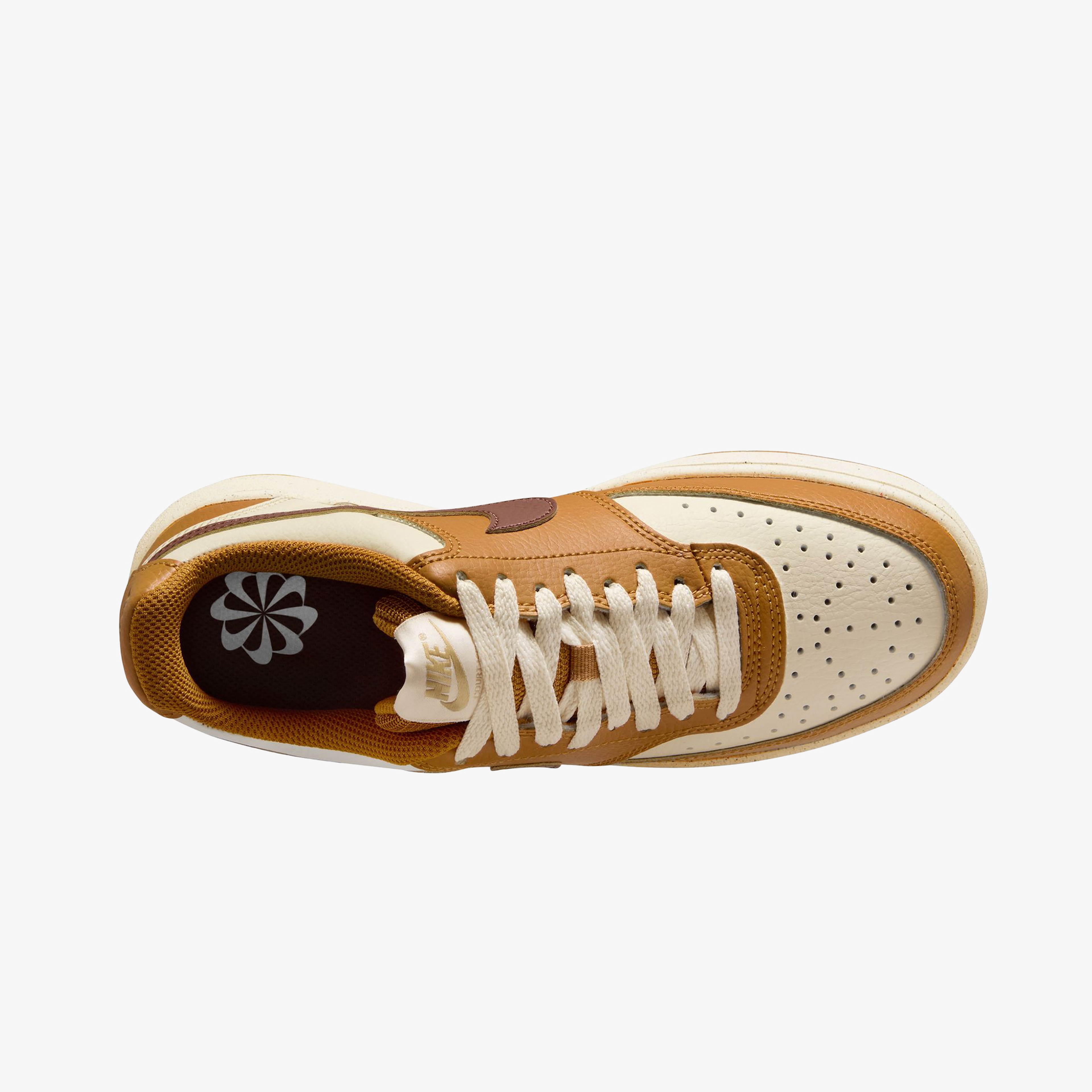 Nike Court Vision Low Next Nature Kadın Kahverengi Spor Ayakkabı