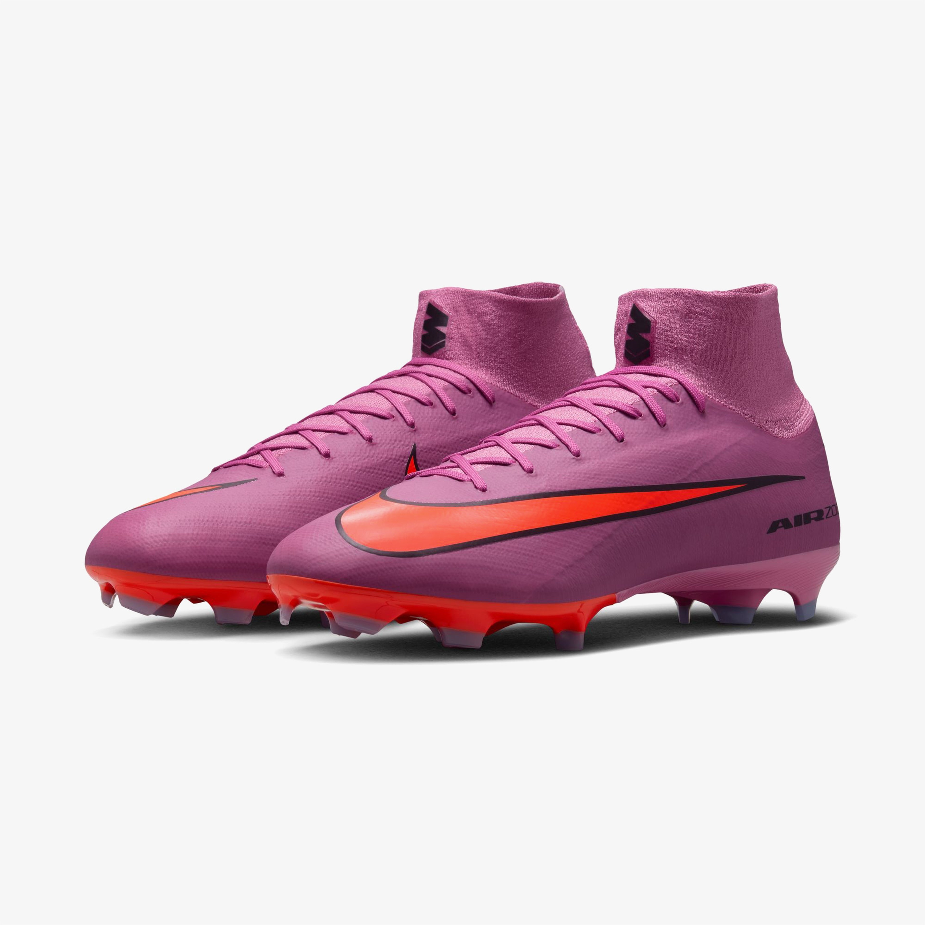 Nike Mercurial Superfly 10 Pro Erkek Pembe Çim Saha Kramponu