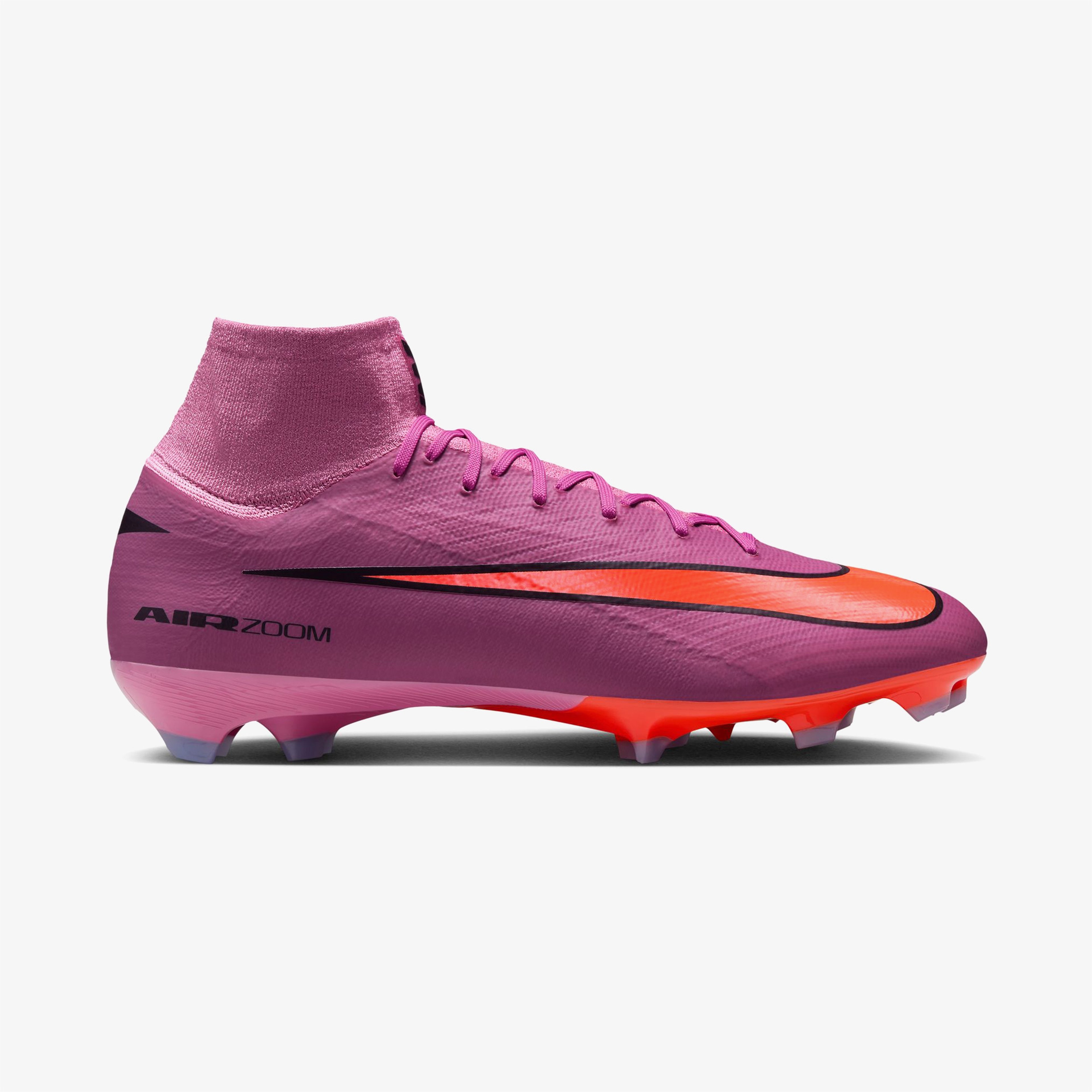 Nike Mercurial Superfly 10 Pro Erkek Pembe Çim Saha Kramponu