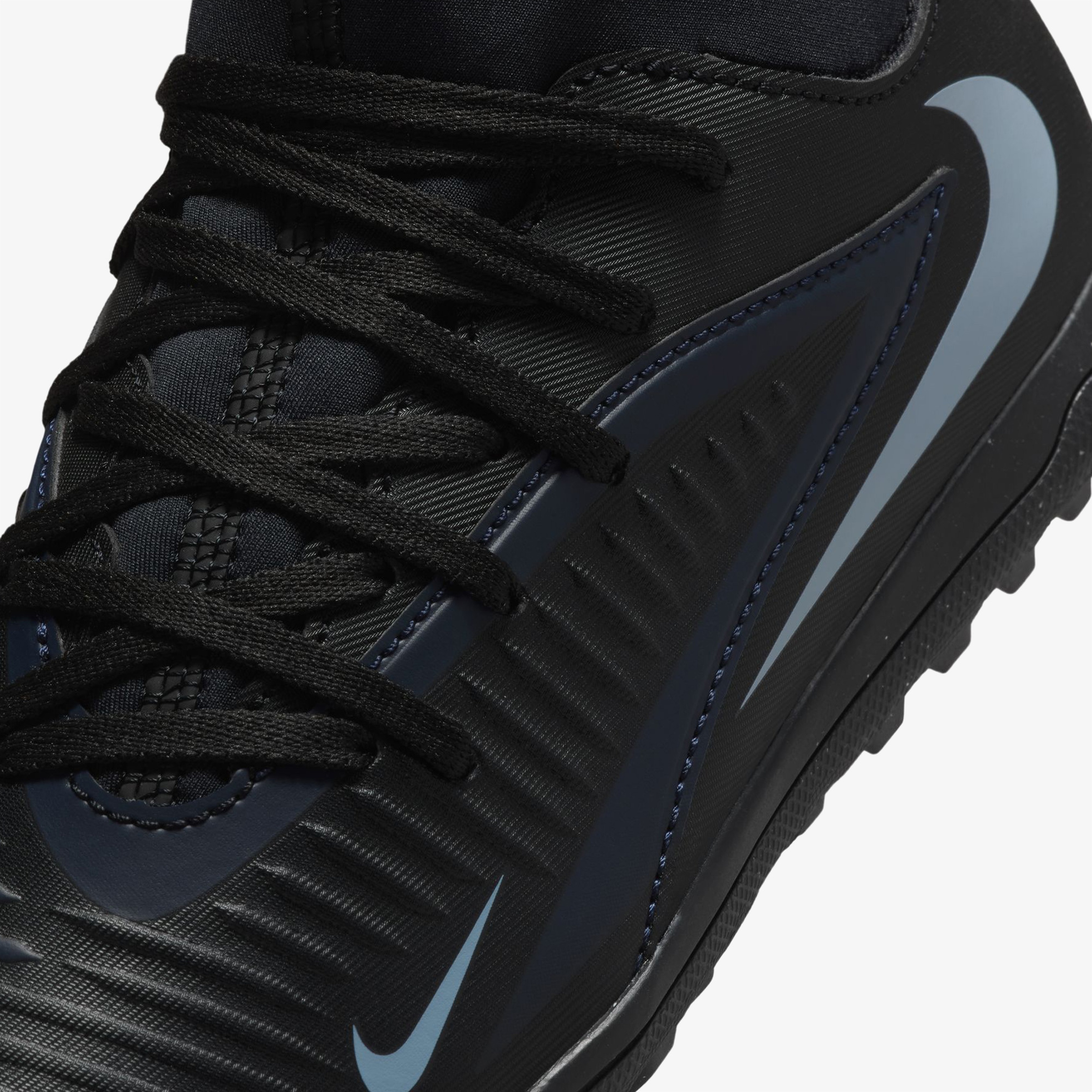 Nike Jr Phantom 6 High Club Tf Çocuk Siyah Halı Saha Kramponu