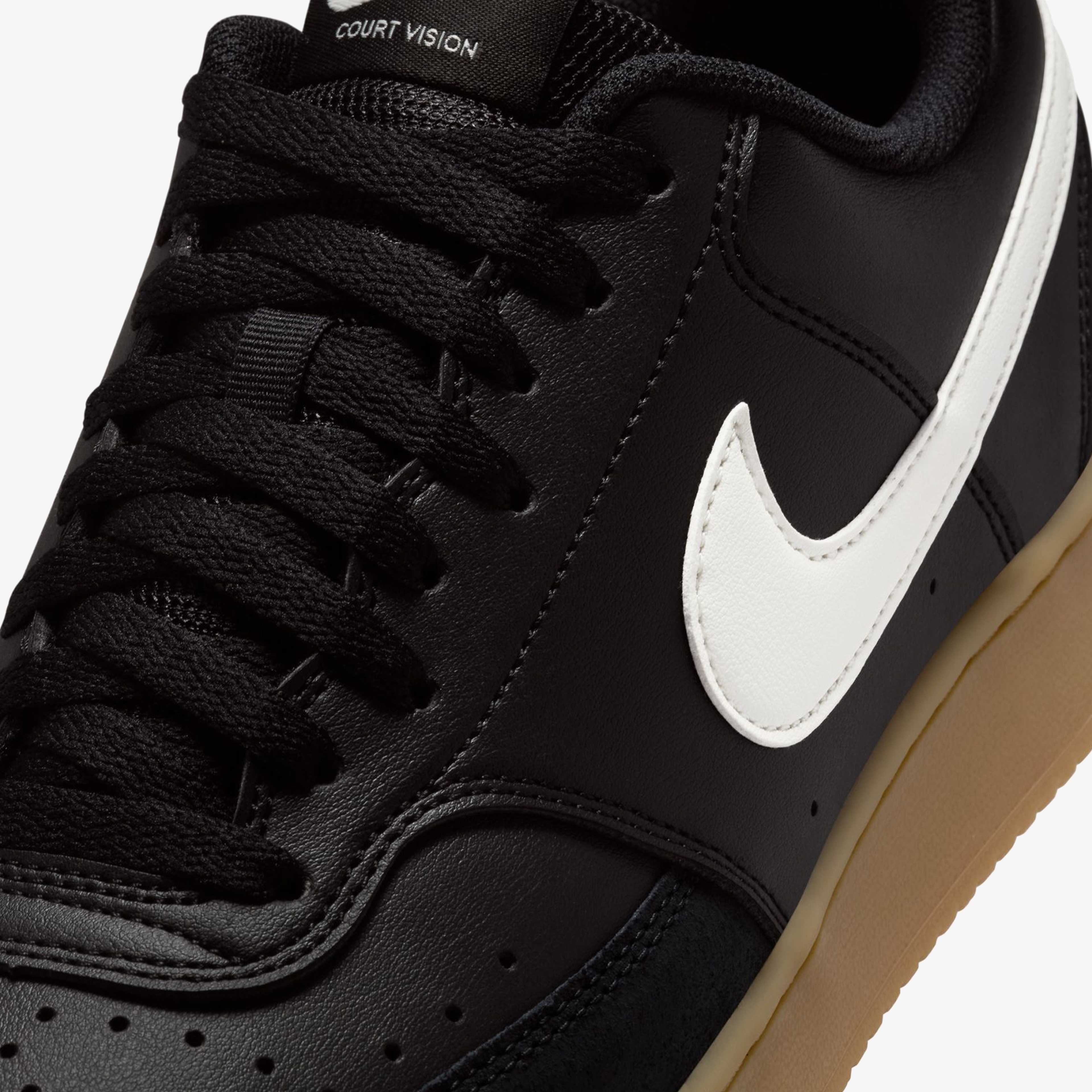 Nike Court Vision Low Erkek Siyah Spor Ayakkabı