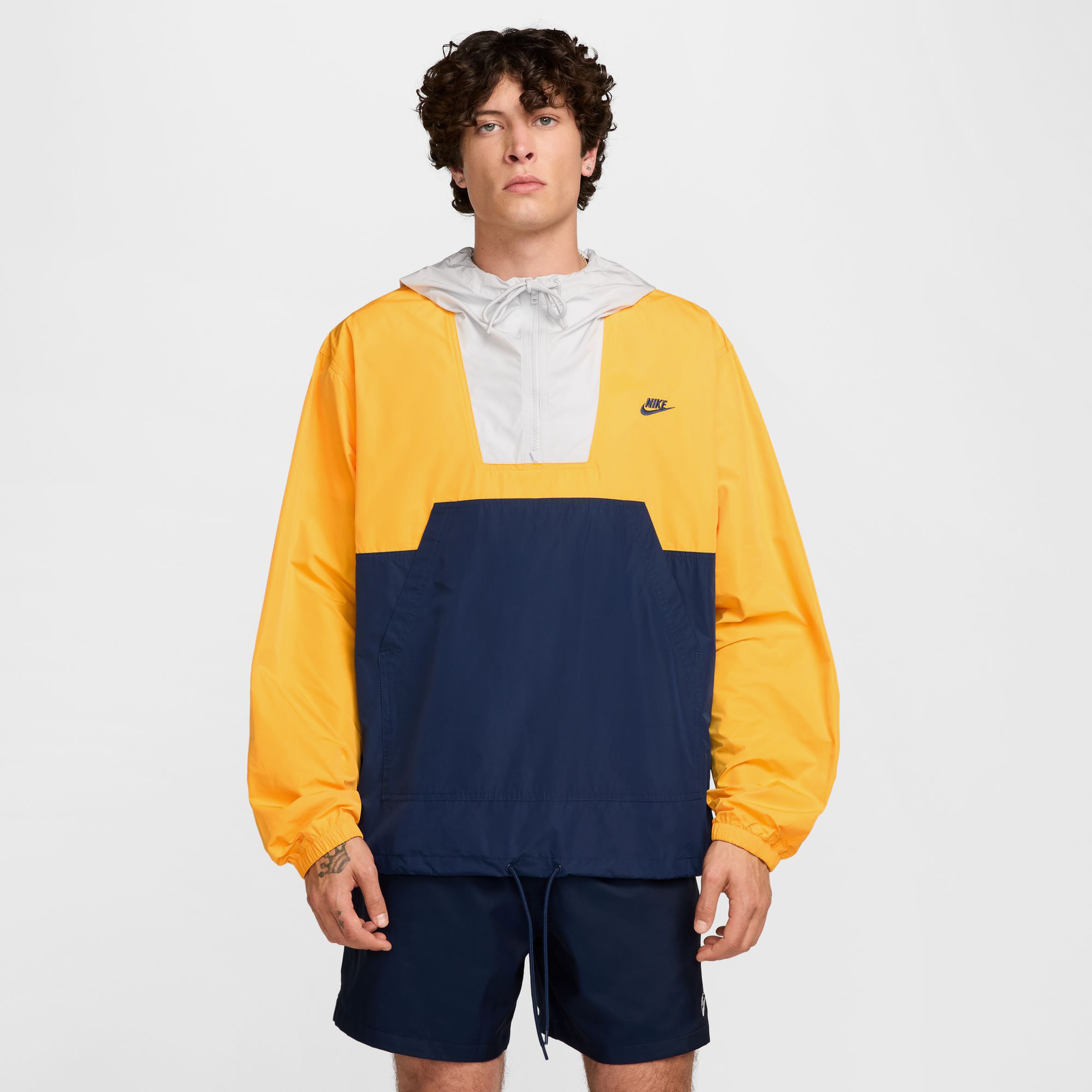 Nike Club Erkek Sarı Sweatshirt
