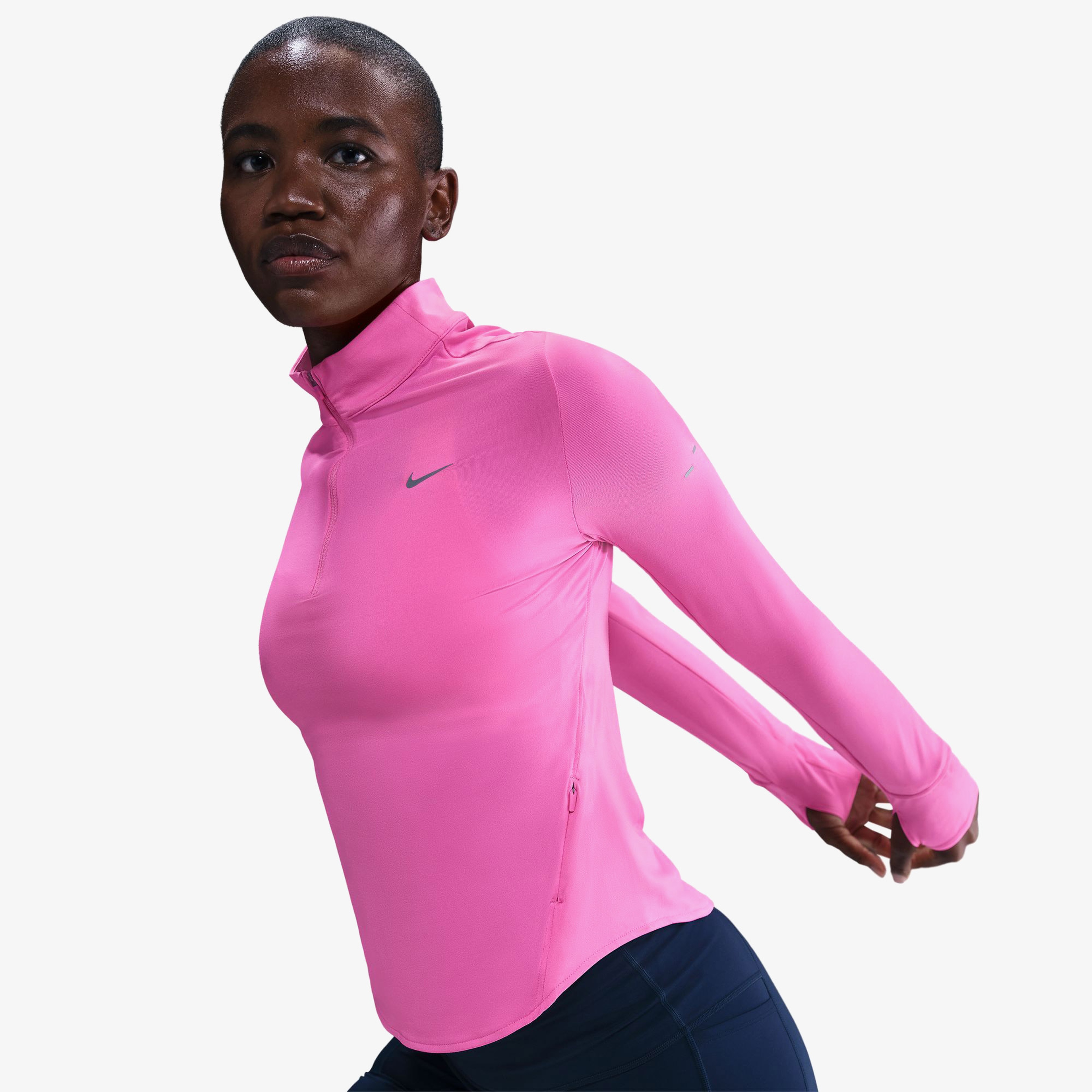 Nike Swift Kadın Pembe Koşu Sweatshirt