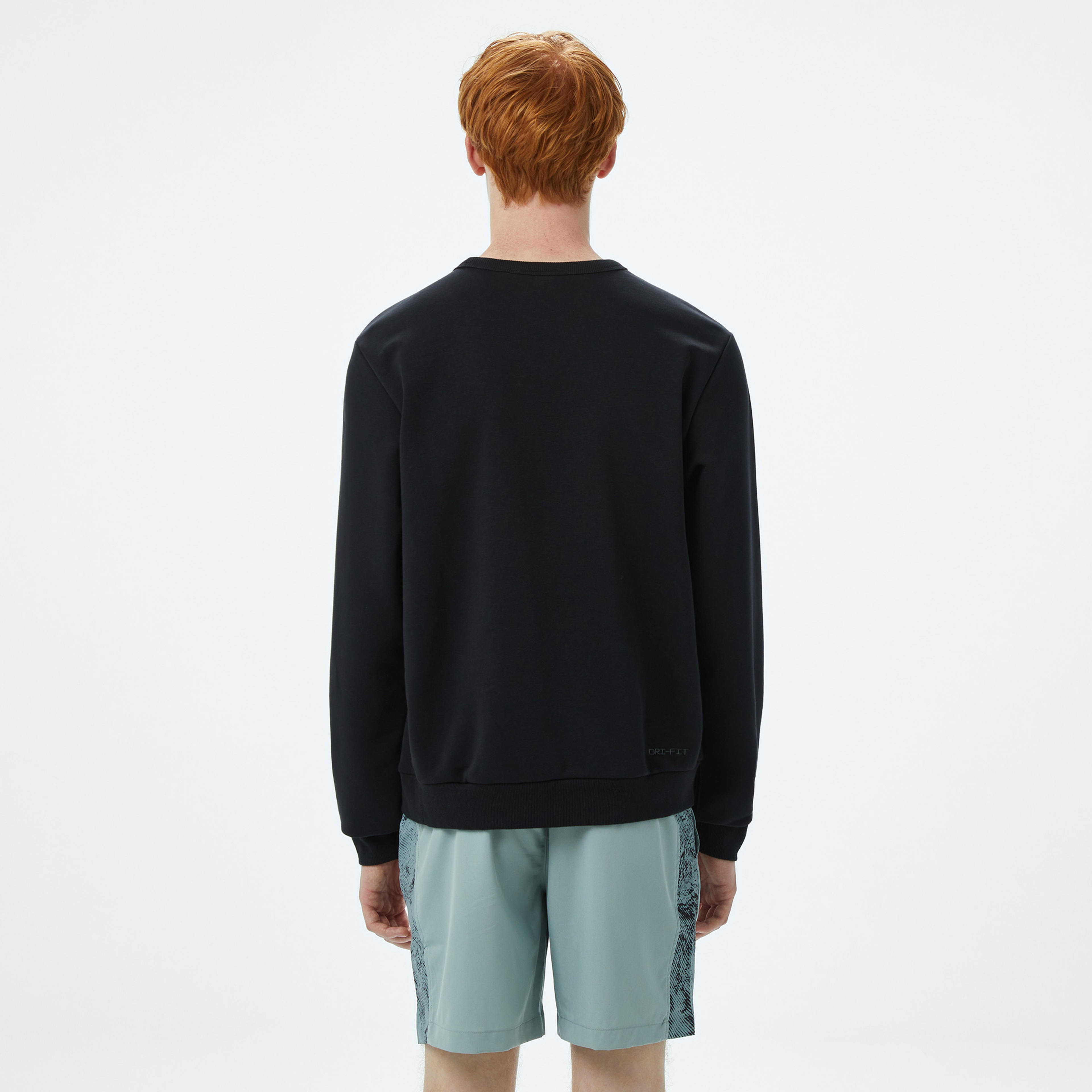 Nike Milwaukee Bucks Standard issue Erkek Siyah Basketbol Sweatshirt