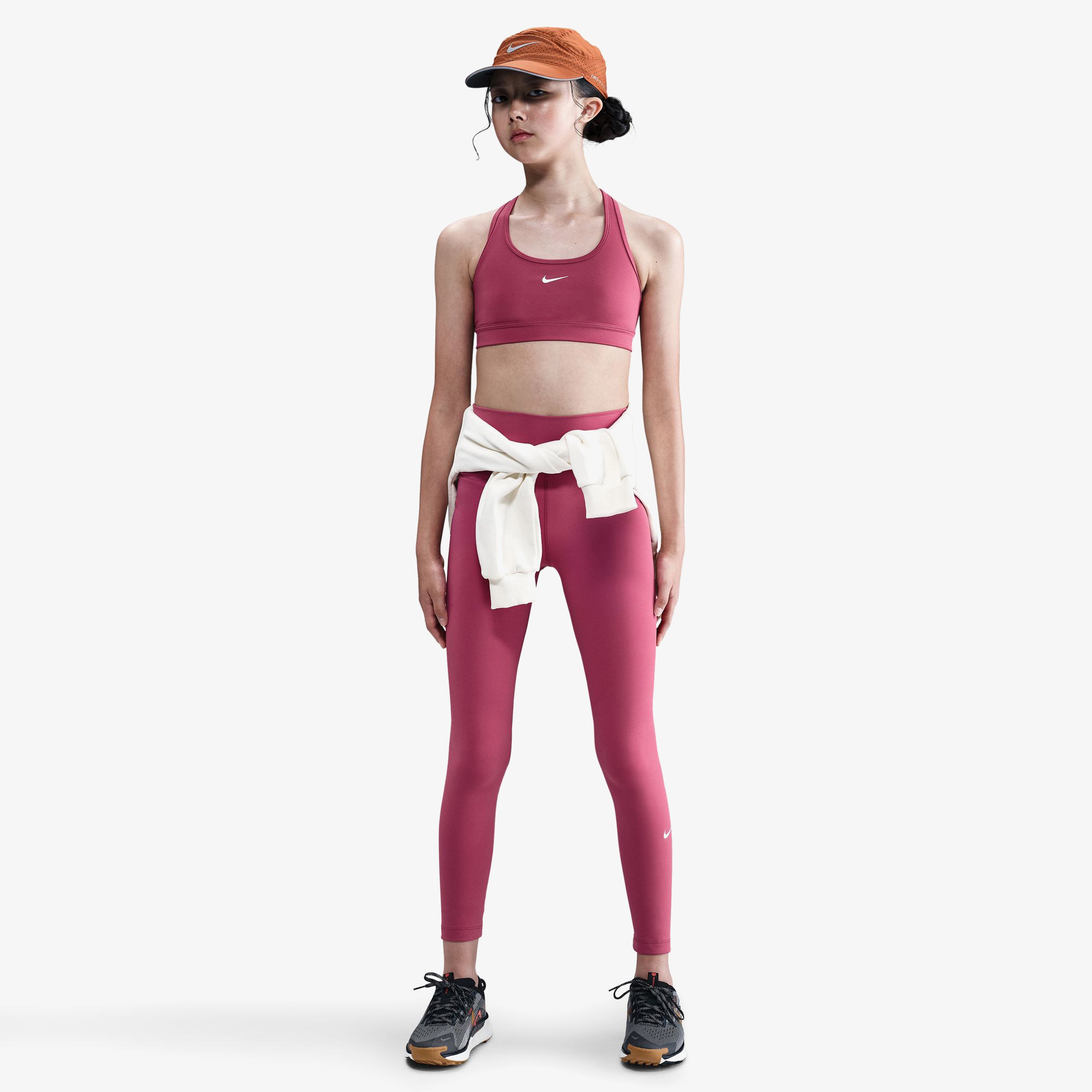 Nike One Çocuk Kırmızı Tayt