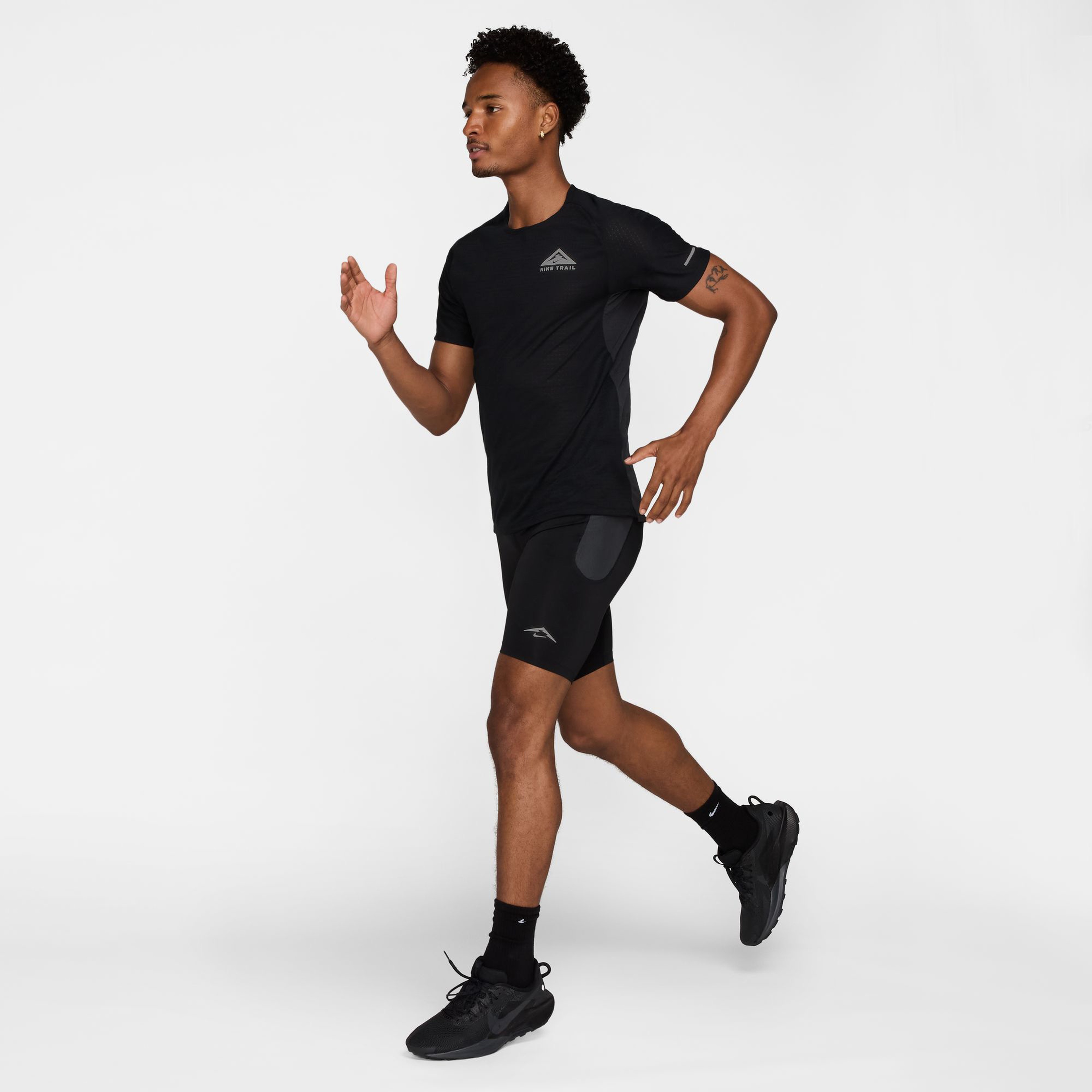 Nike Lava Loops Erkek Siyah Koşu Taytı