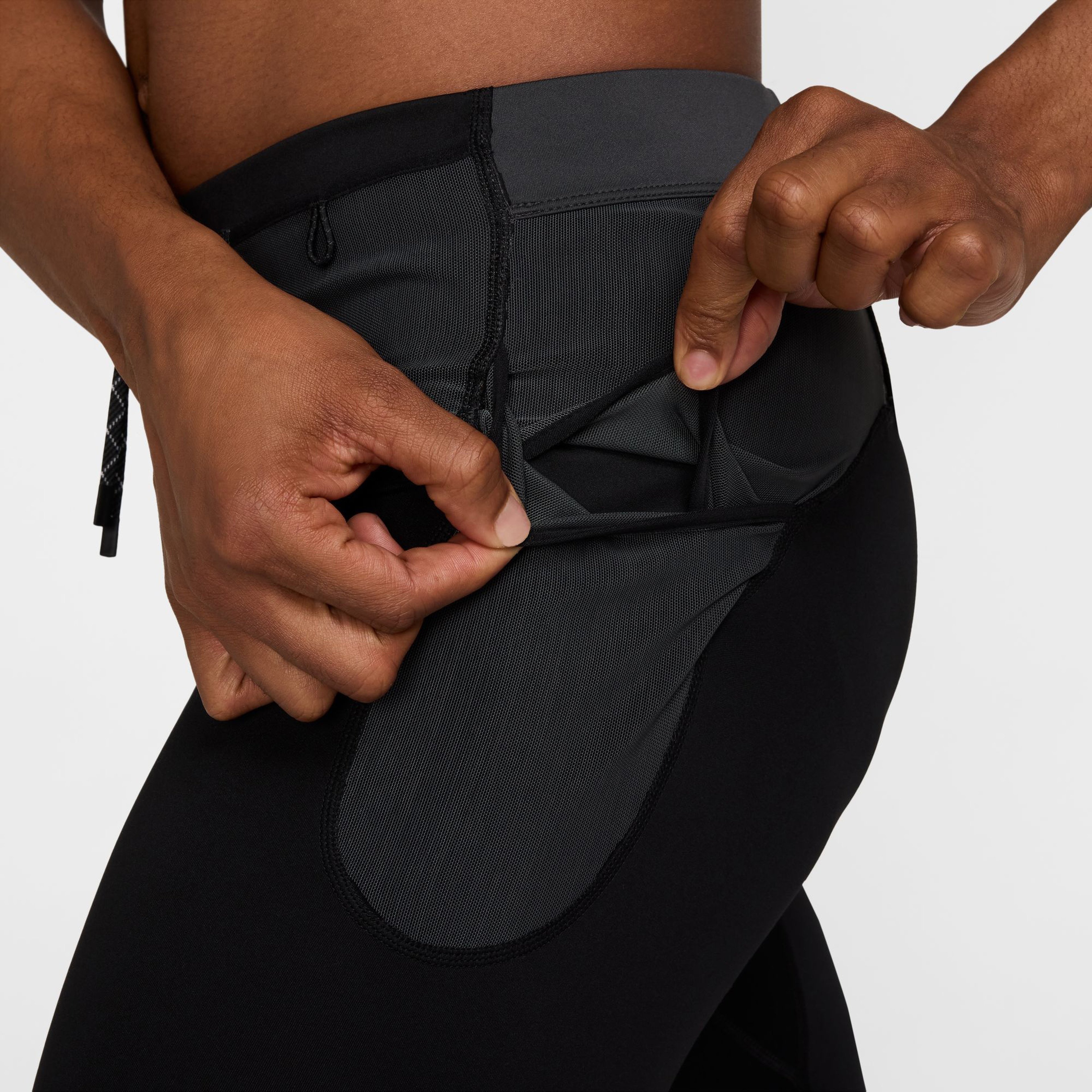 Nike Lava Loops Erkek Siyah Koşu Taytı