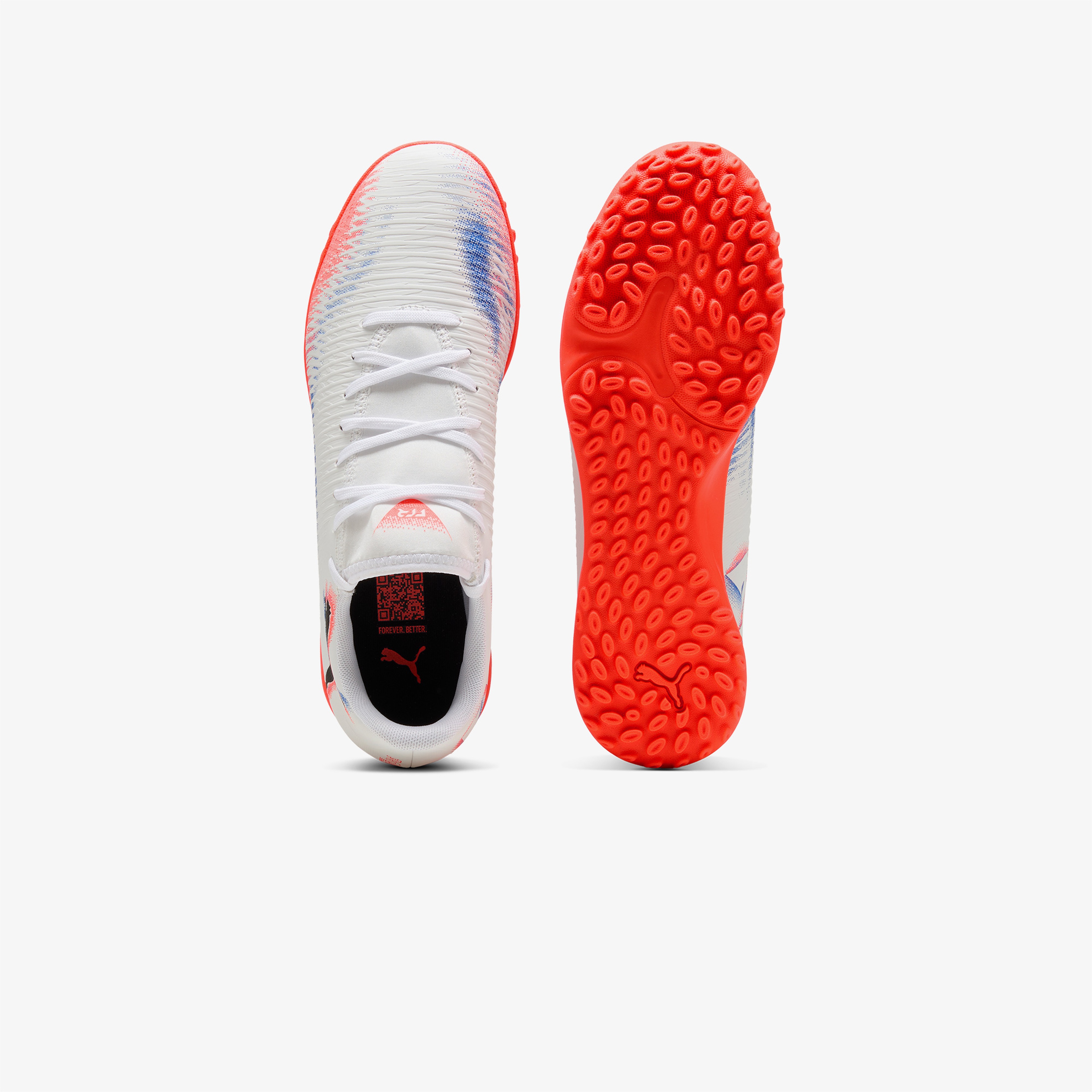 Puma Future 8 Play Tt Erkek Beyaz Halı Saha Kramponu