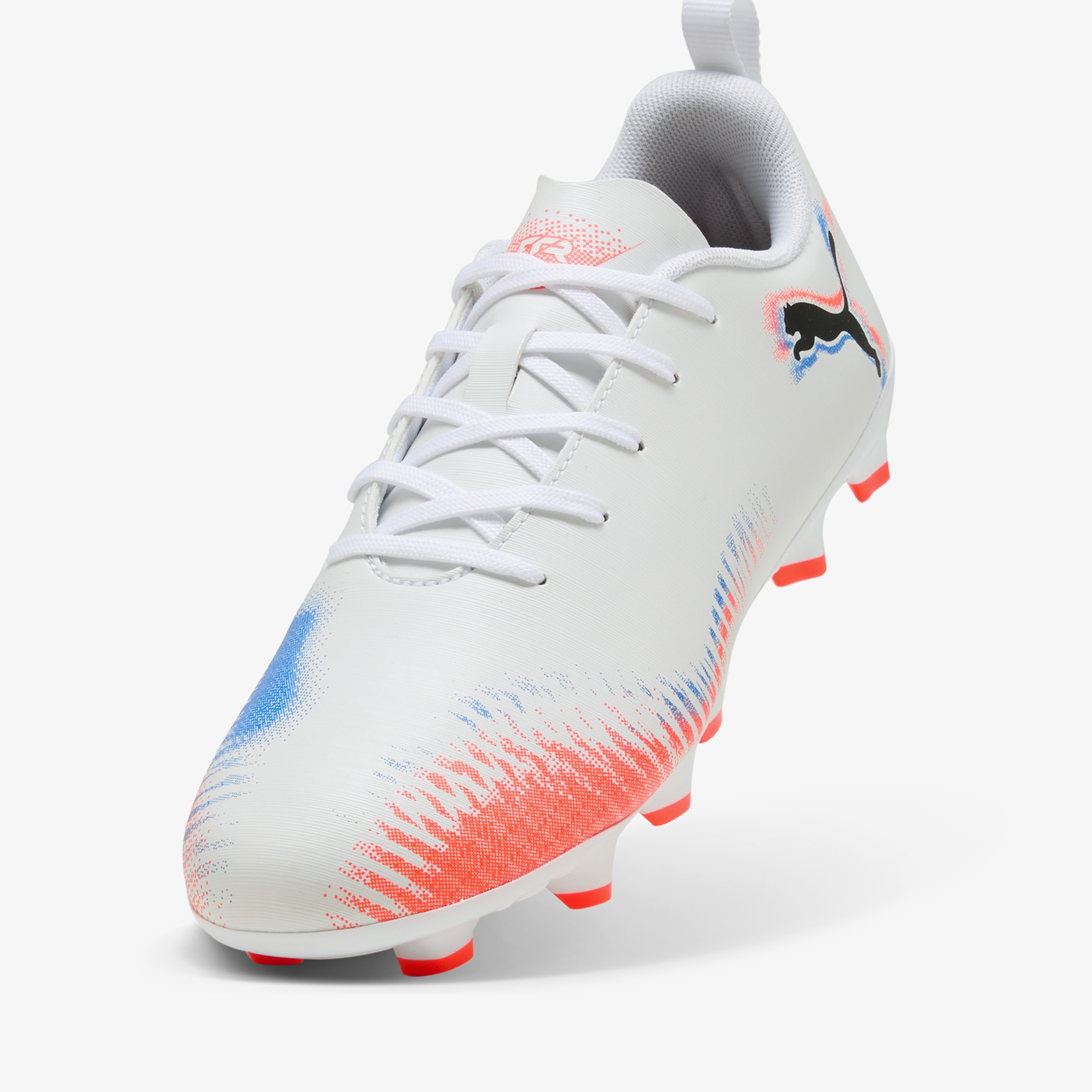 Puma Future 8 Play Fg-Ag Çocuk Beyaz Çim Saha Kramponu