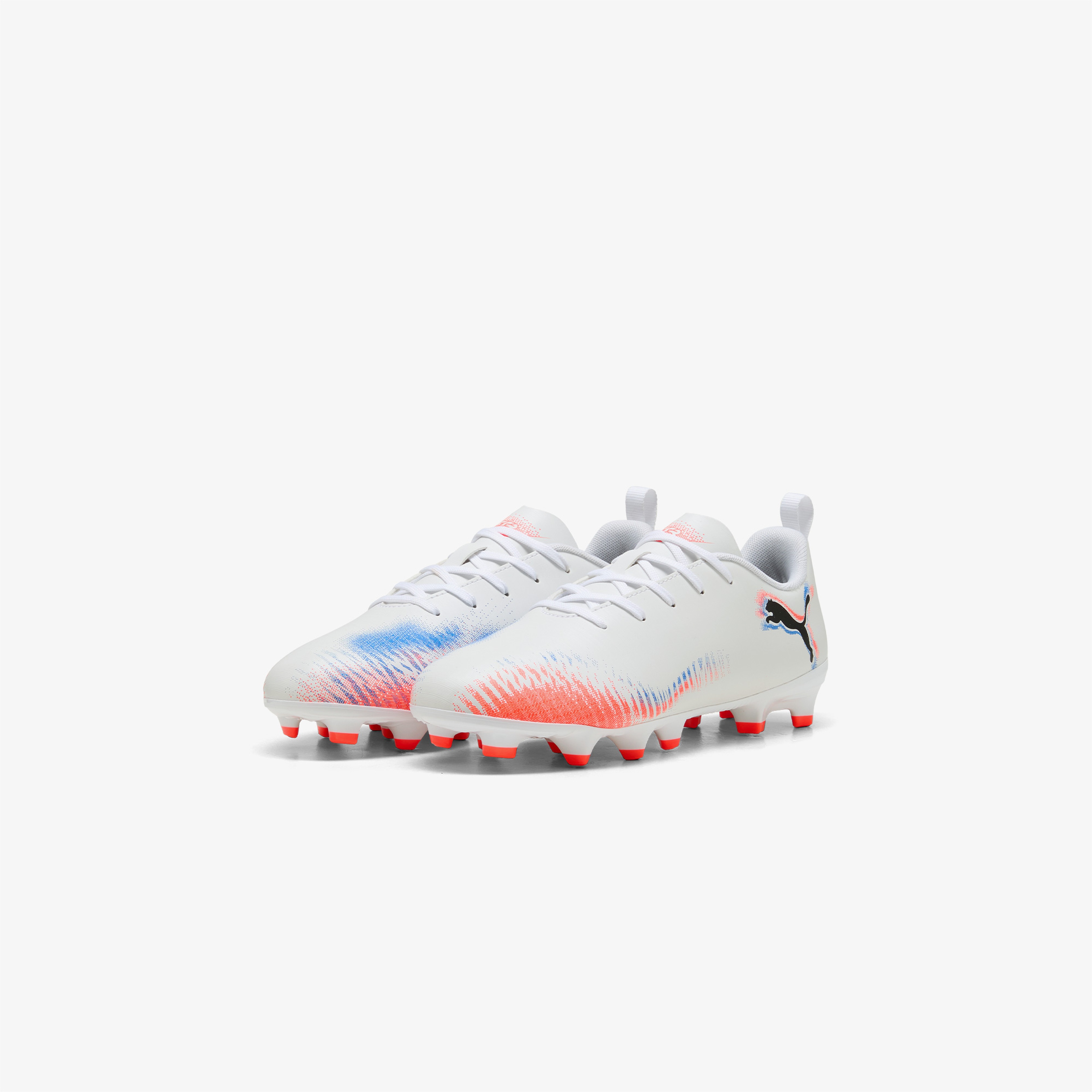 Puma Future 8 Play Fg-Ag Çocuk Beyaz Çim Saha Kramponu