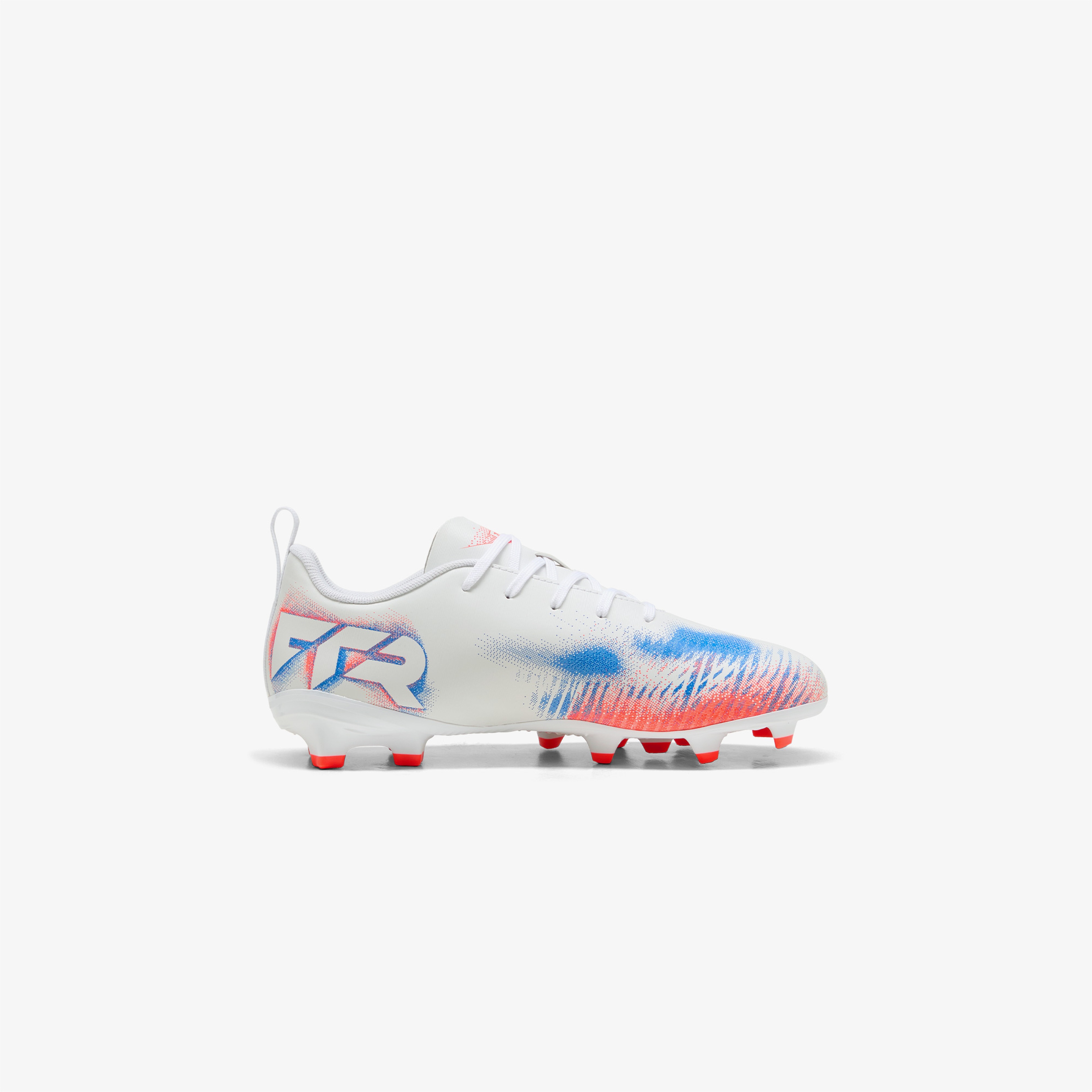 Puma Future 8 Play Fg-Ag Çocuk Beyaz Çim Saha Kramponu