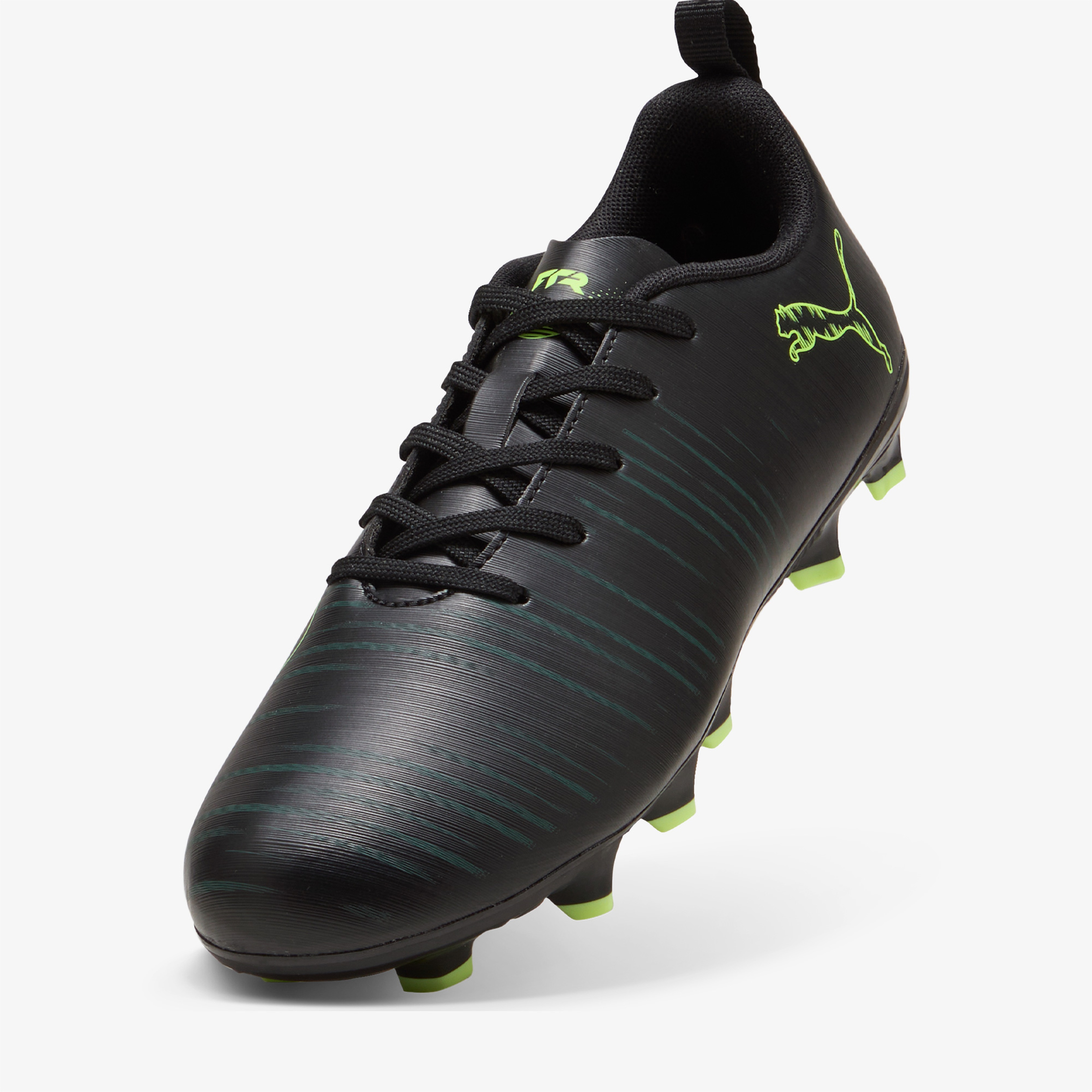 Puma Future 8 Play Fg-Ag Çocuk Siyah Çim Saha Kramponu