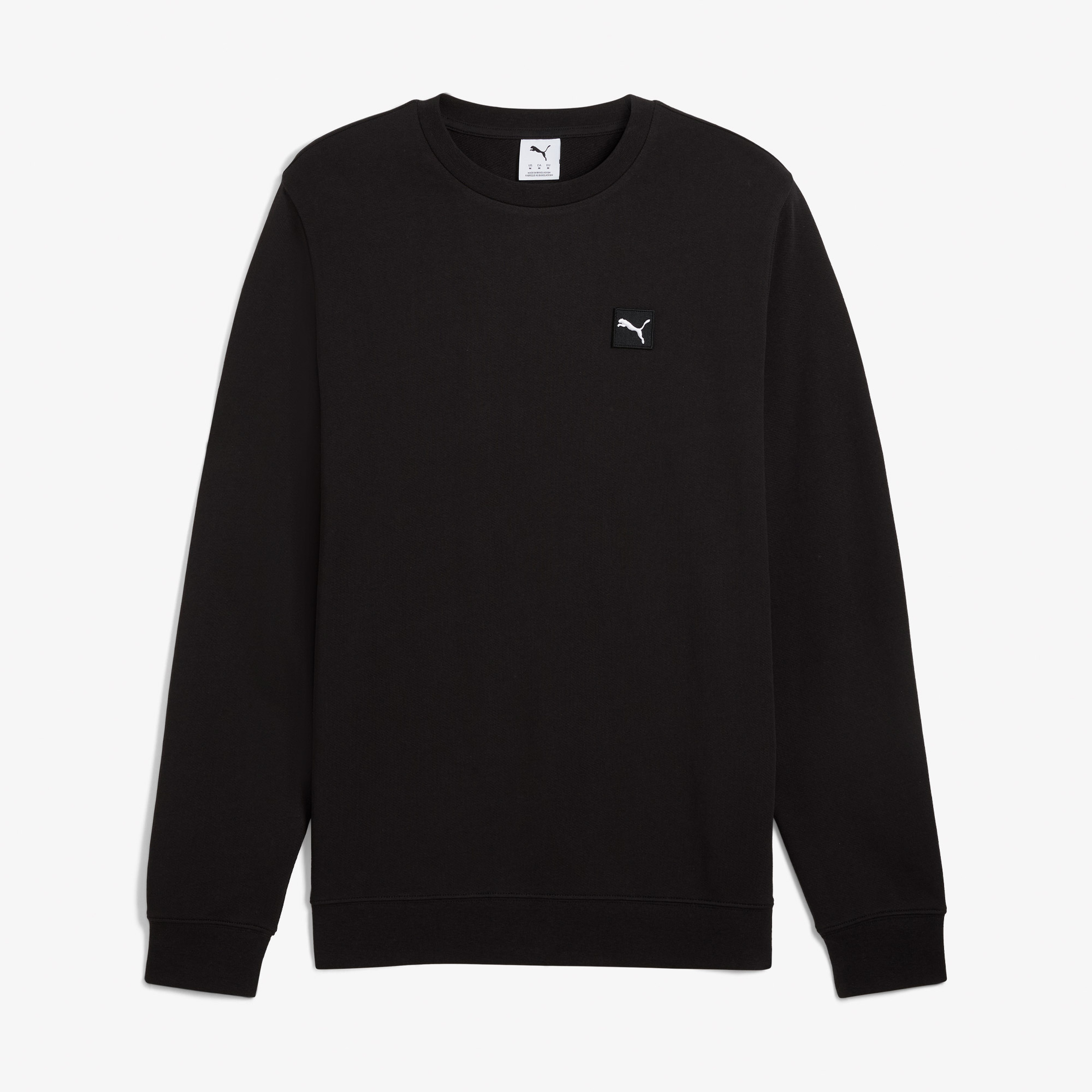 Puma Ess Elevated Crew Erkek Siyah Sweatshirt