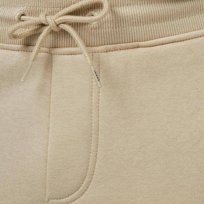 Tommy Jeans Flag Slim Fit Erkek Bej Eşofman Altı