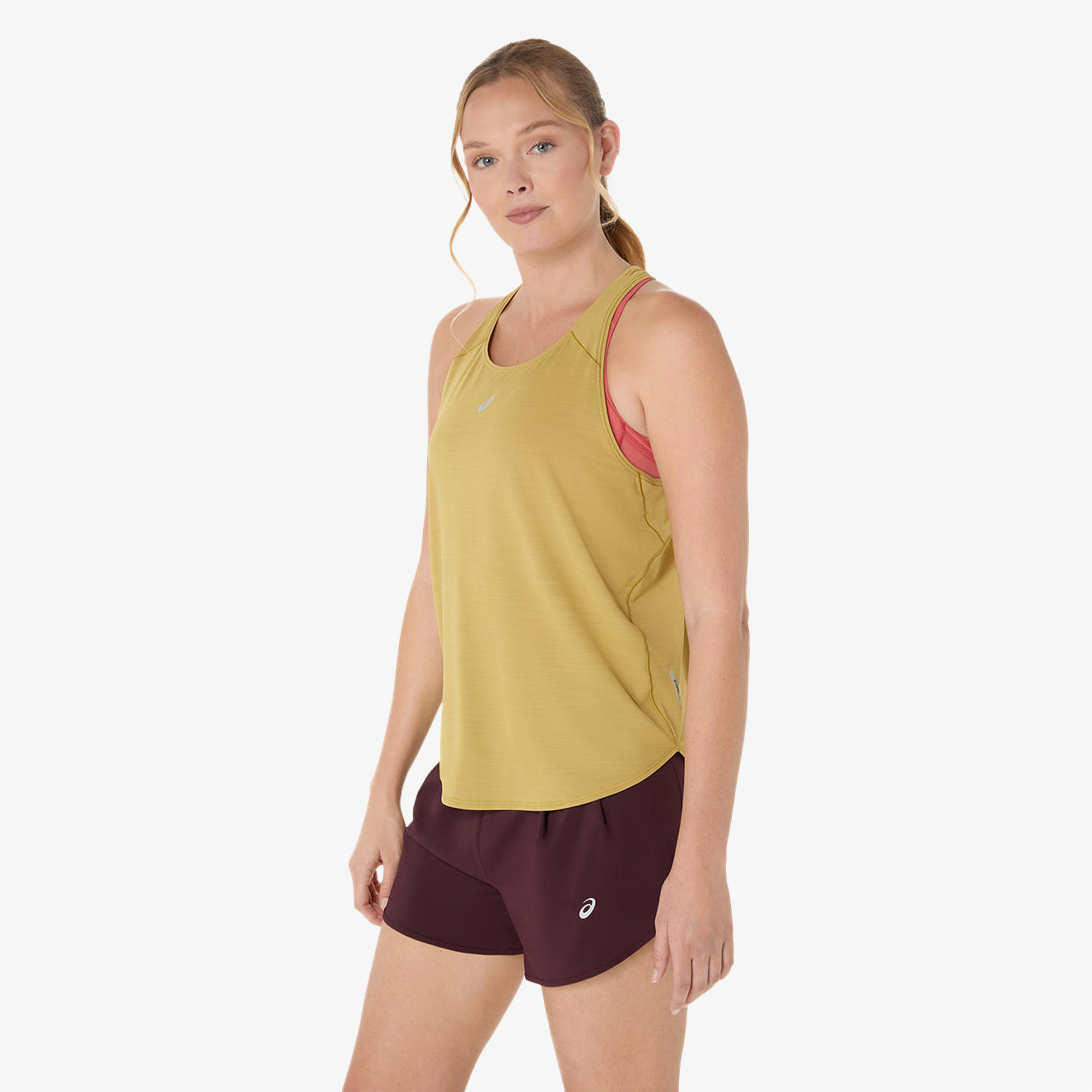 Asics Road Tank Kadın Sarı Koşu T-Shirt