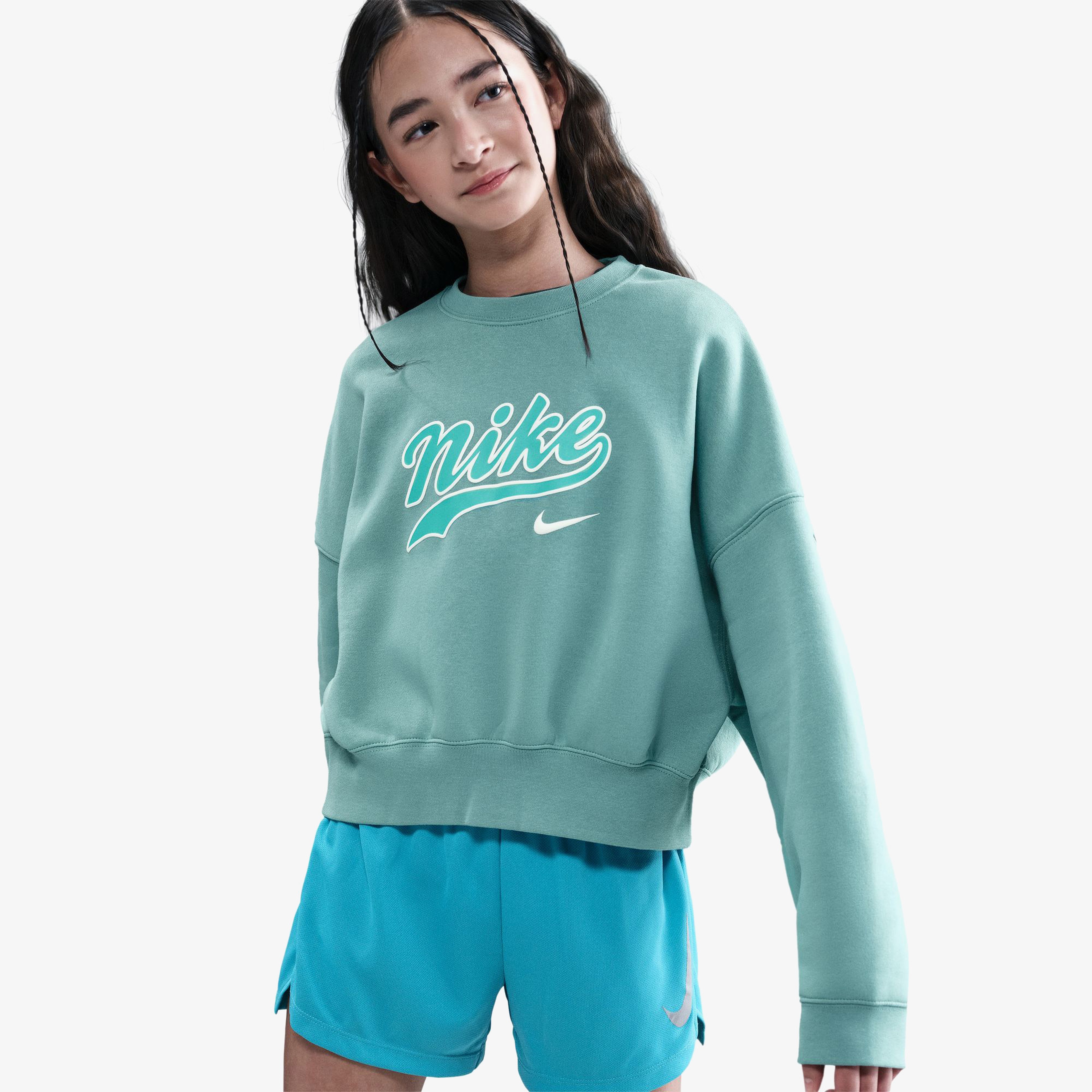 Nike Sportswear Çocuk Mavi Sweatshirt
