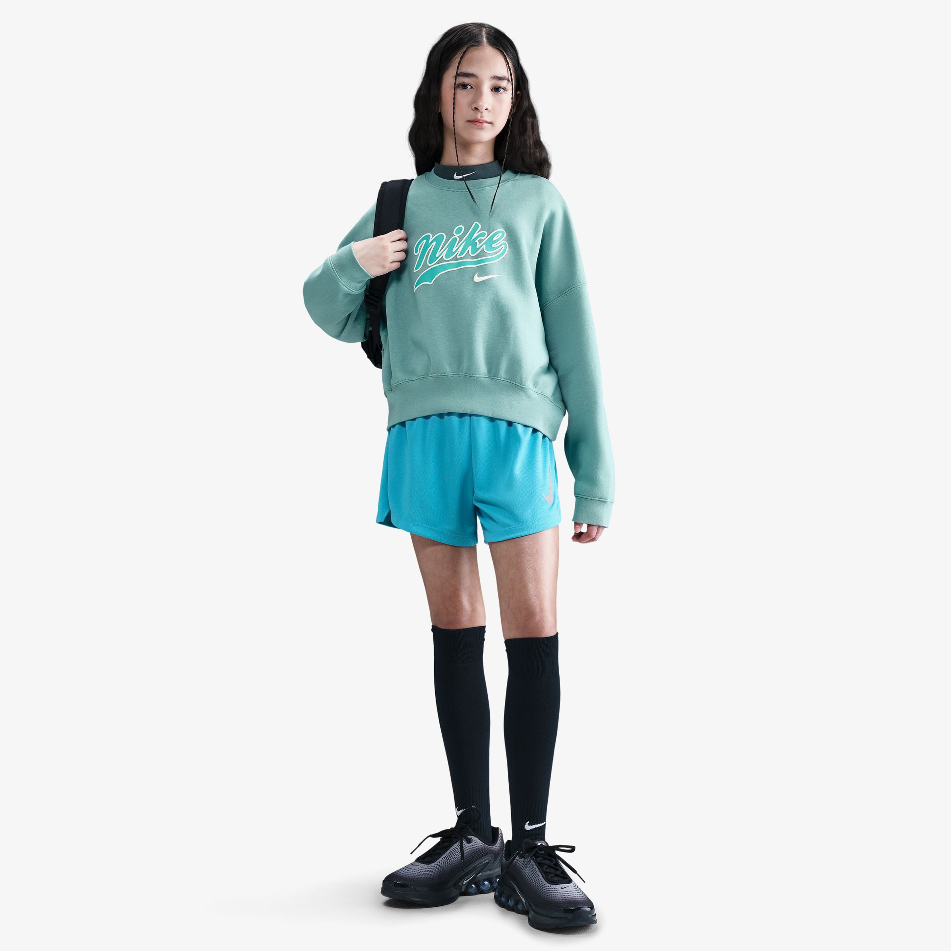 Nike Sportswear Çocuk Mavi Sweatshirt