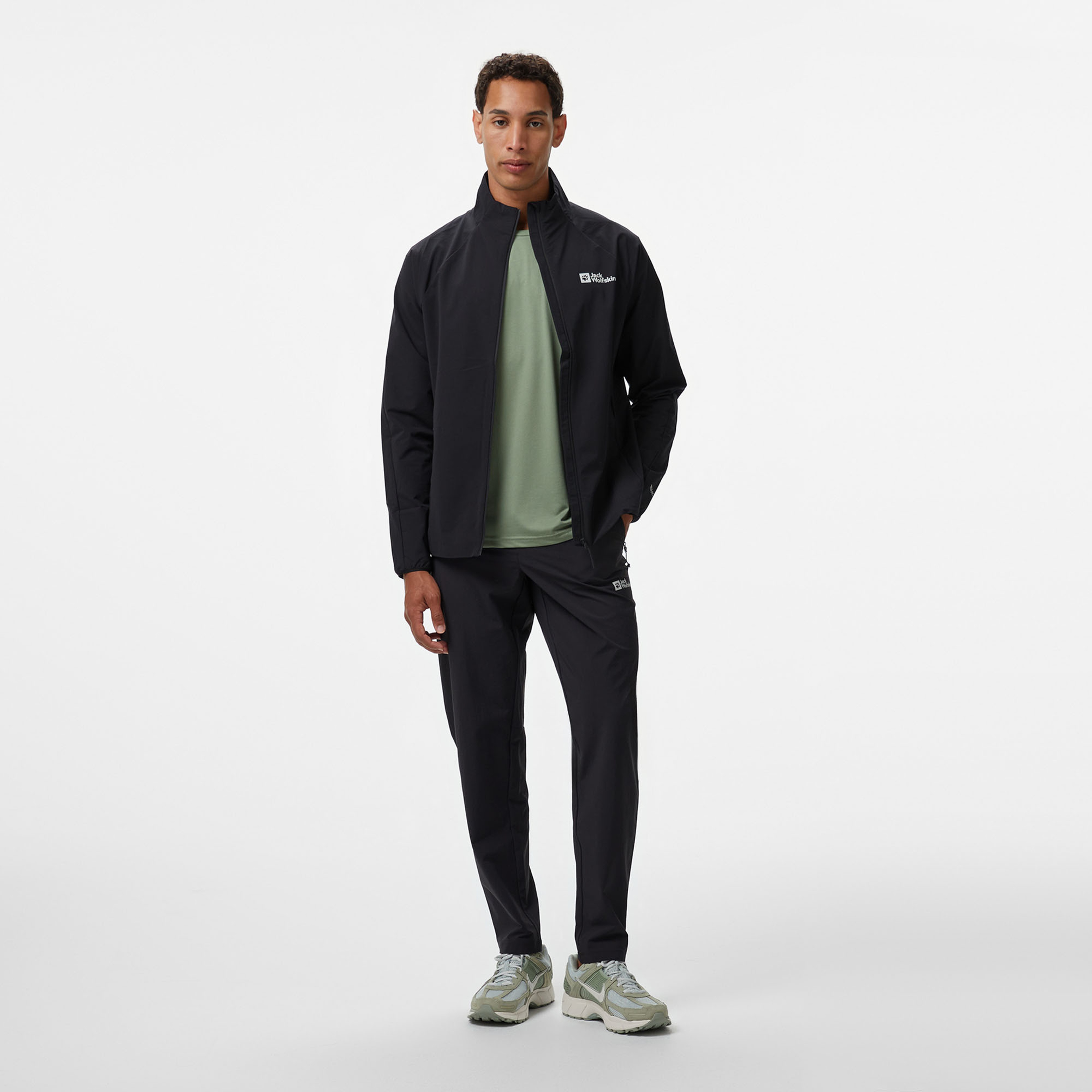 Jack Wolfskin Prelight Stride Erkek Siyah Ceket