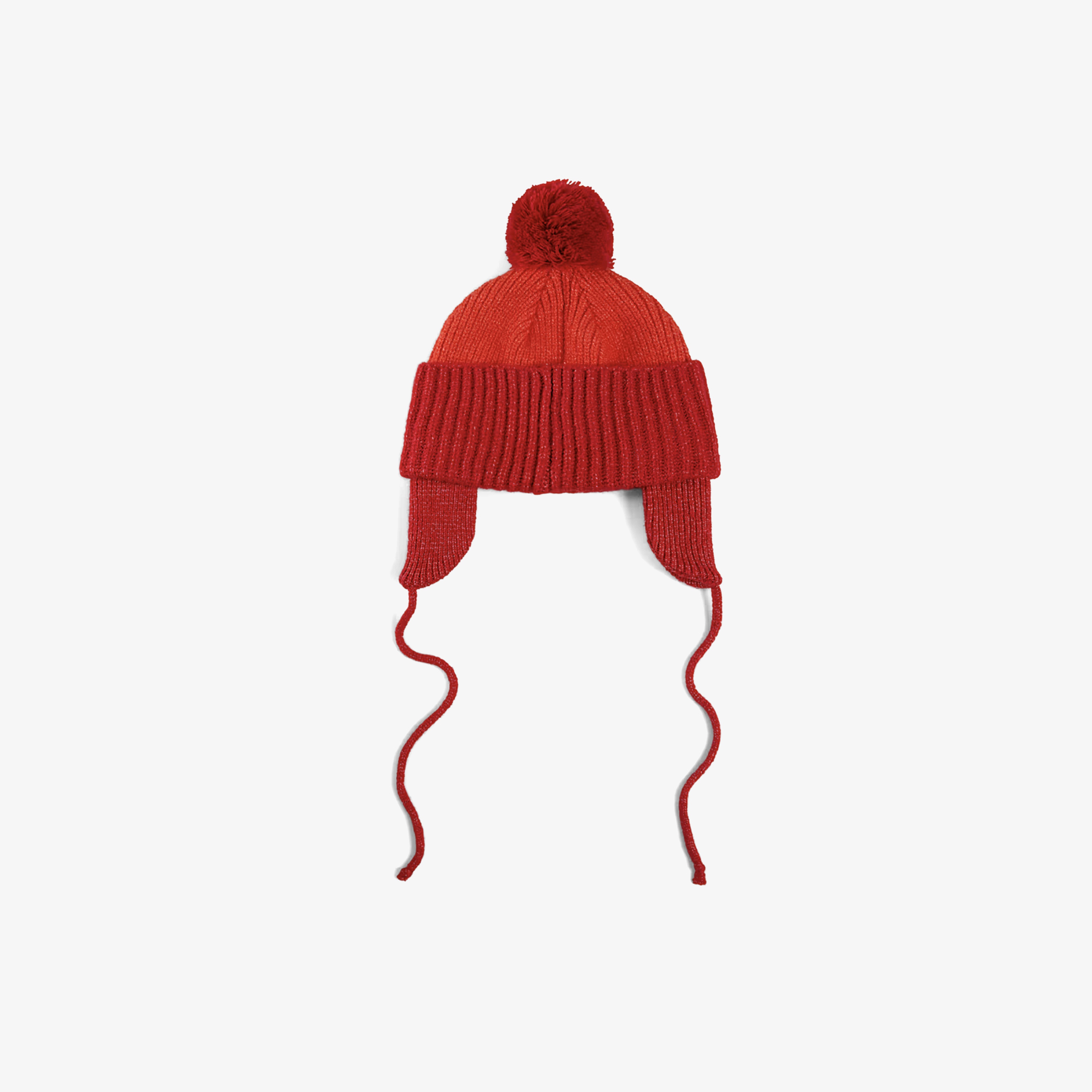 Vans 66 Earflap Pom Fiesta Kırmızı Çocuk Bere
