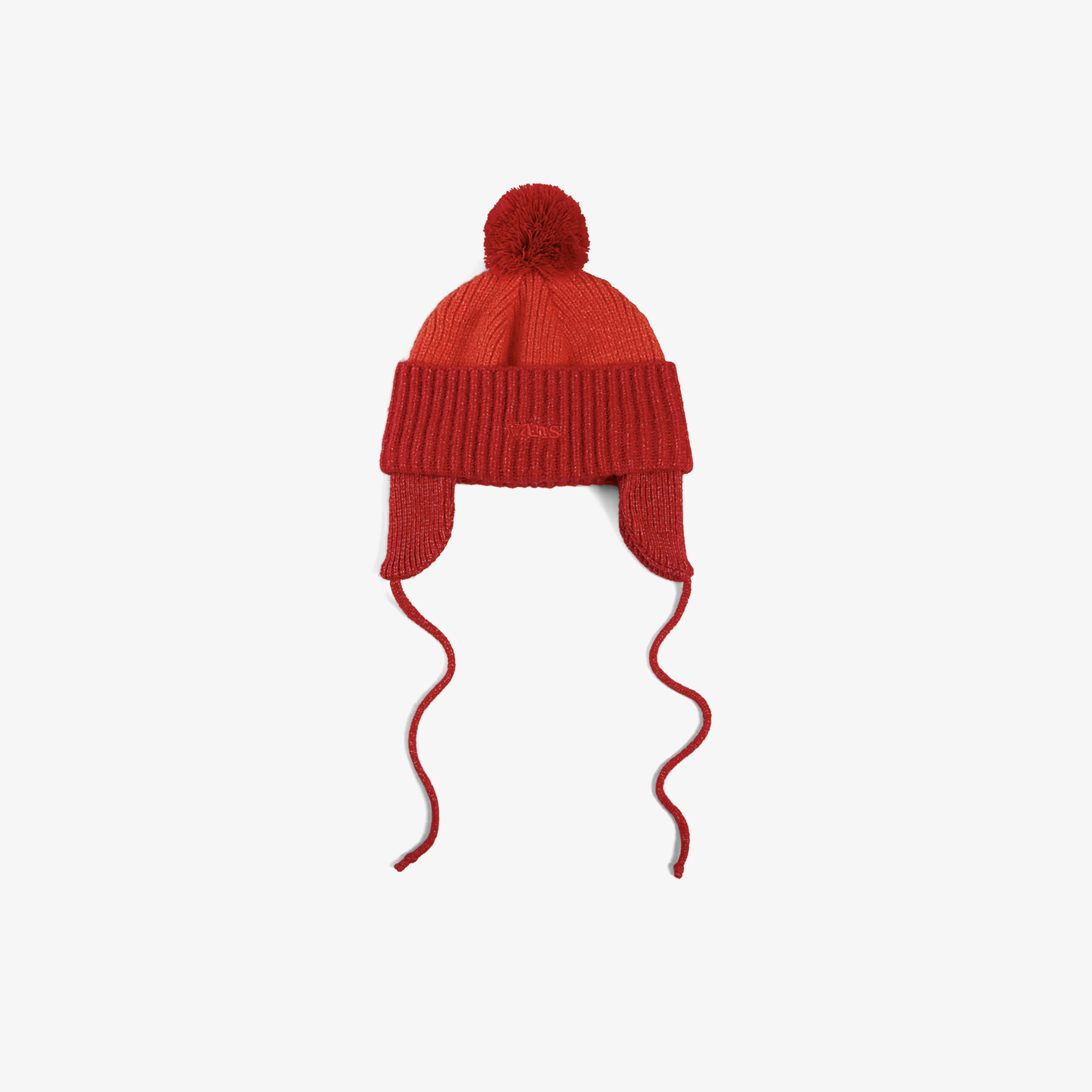 Vans 66 Earflap Pom Fiesta Kırmızı Çocuk Bere