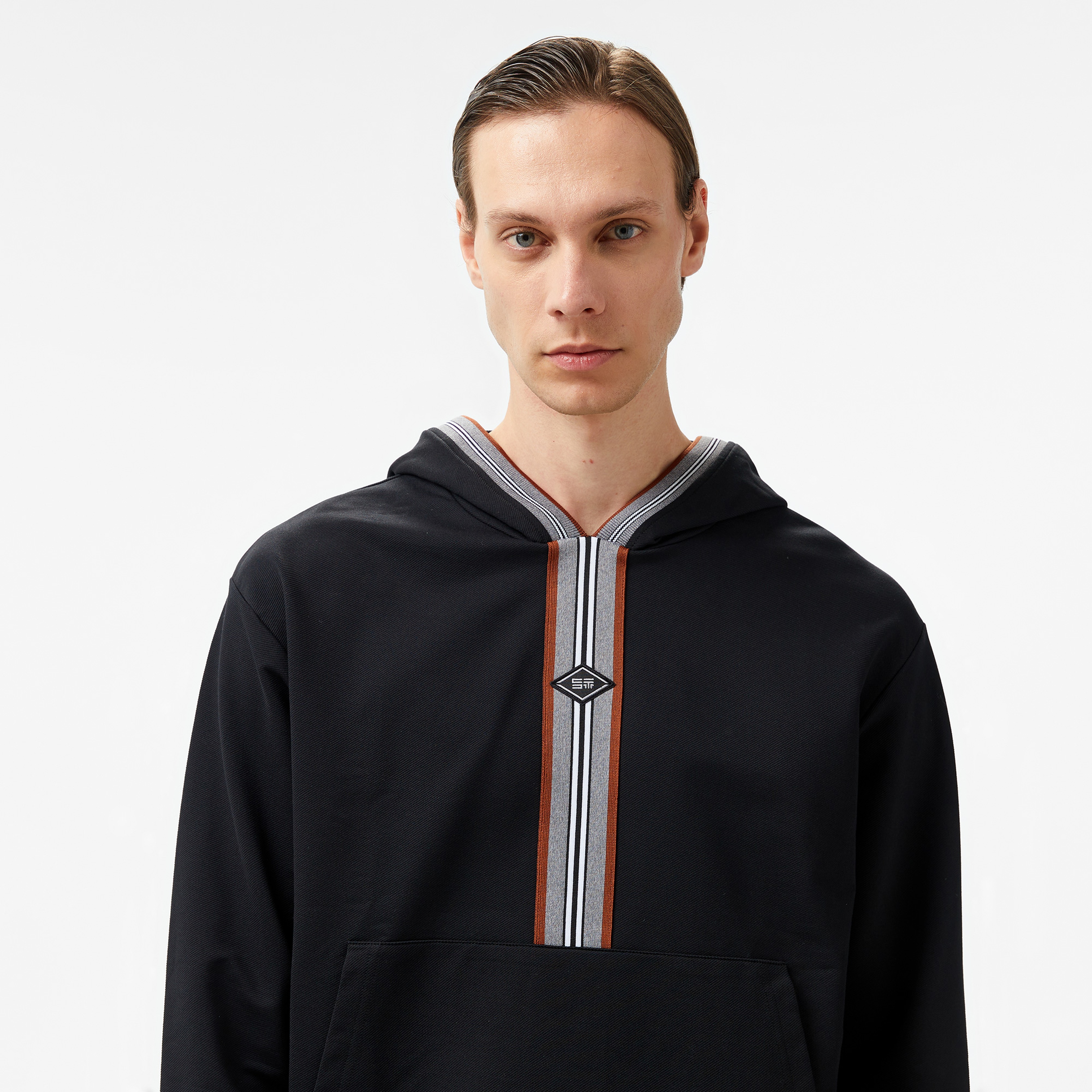 Sportempt St175 Erkek Siyah Hoodie