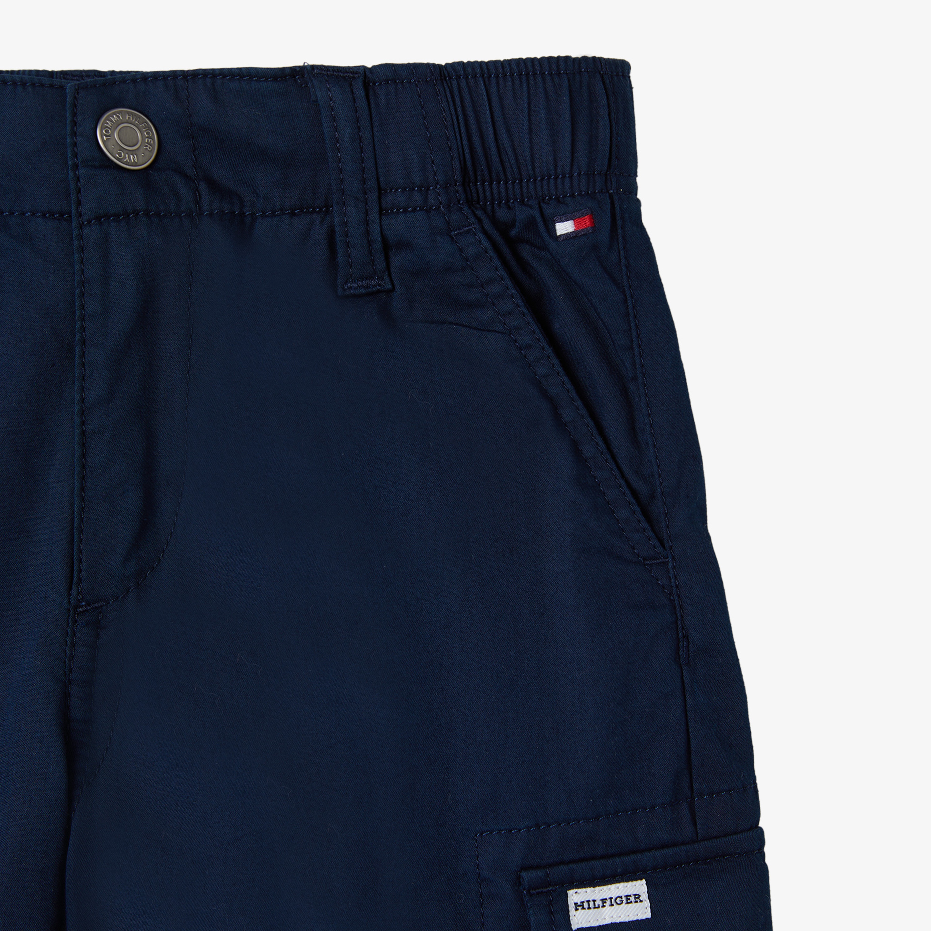 Tommy Hilfiger Woven Cargo Çocuk Lacivert Şort