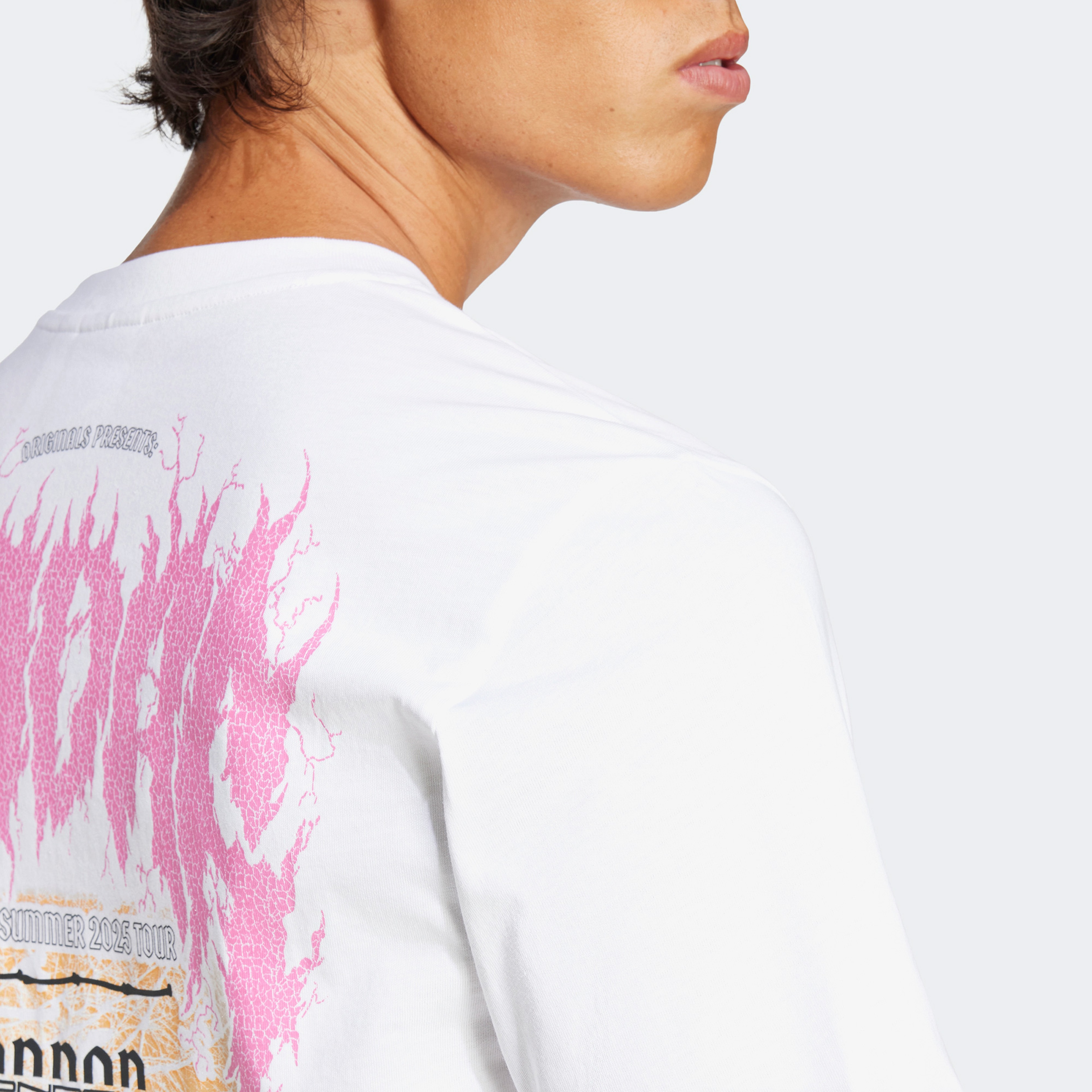 adidas Q12 Ts Death Erkek Beyaz T-Shirt