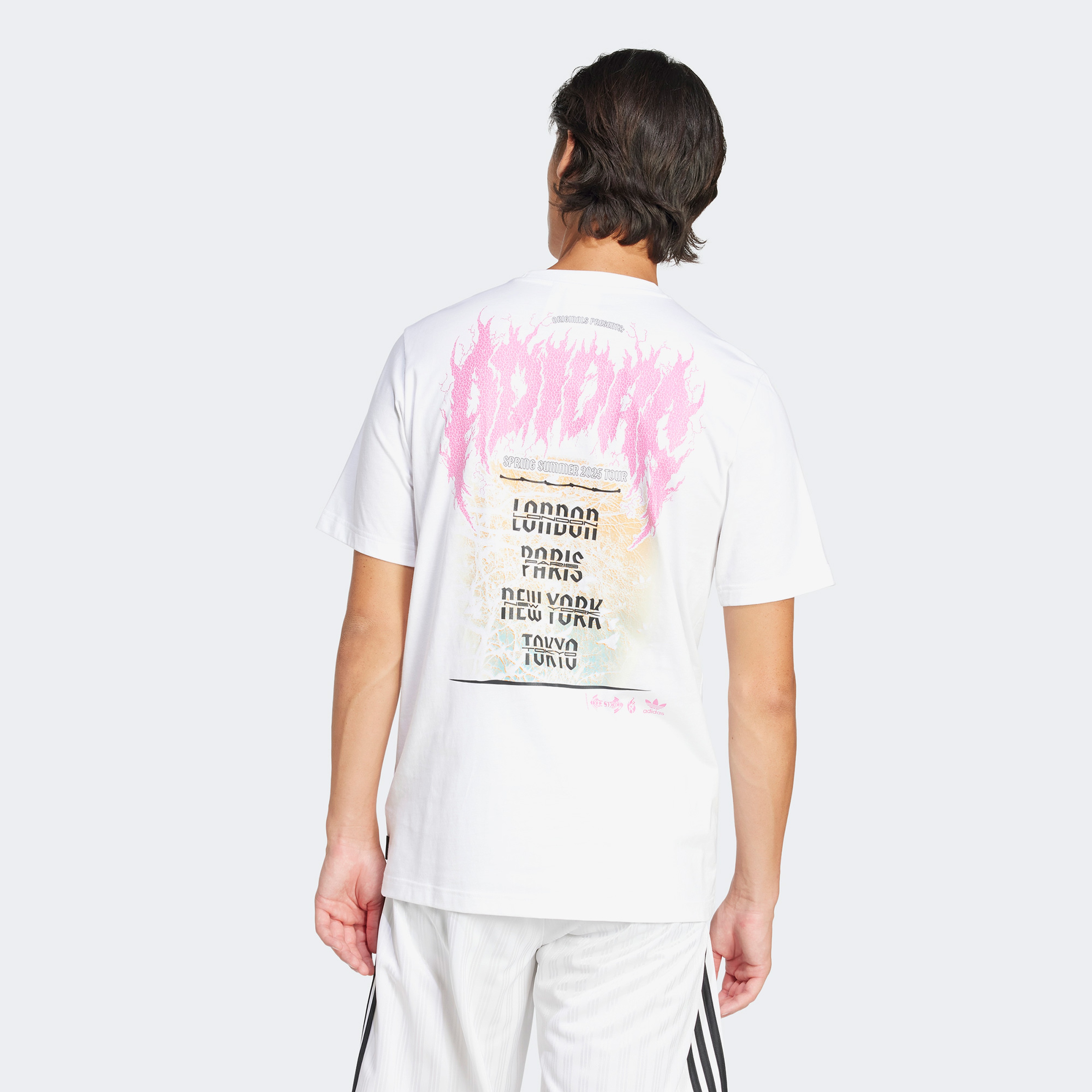 adidas Q12 Ts Death Erkek Beyaz T-Shirt