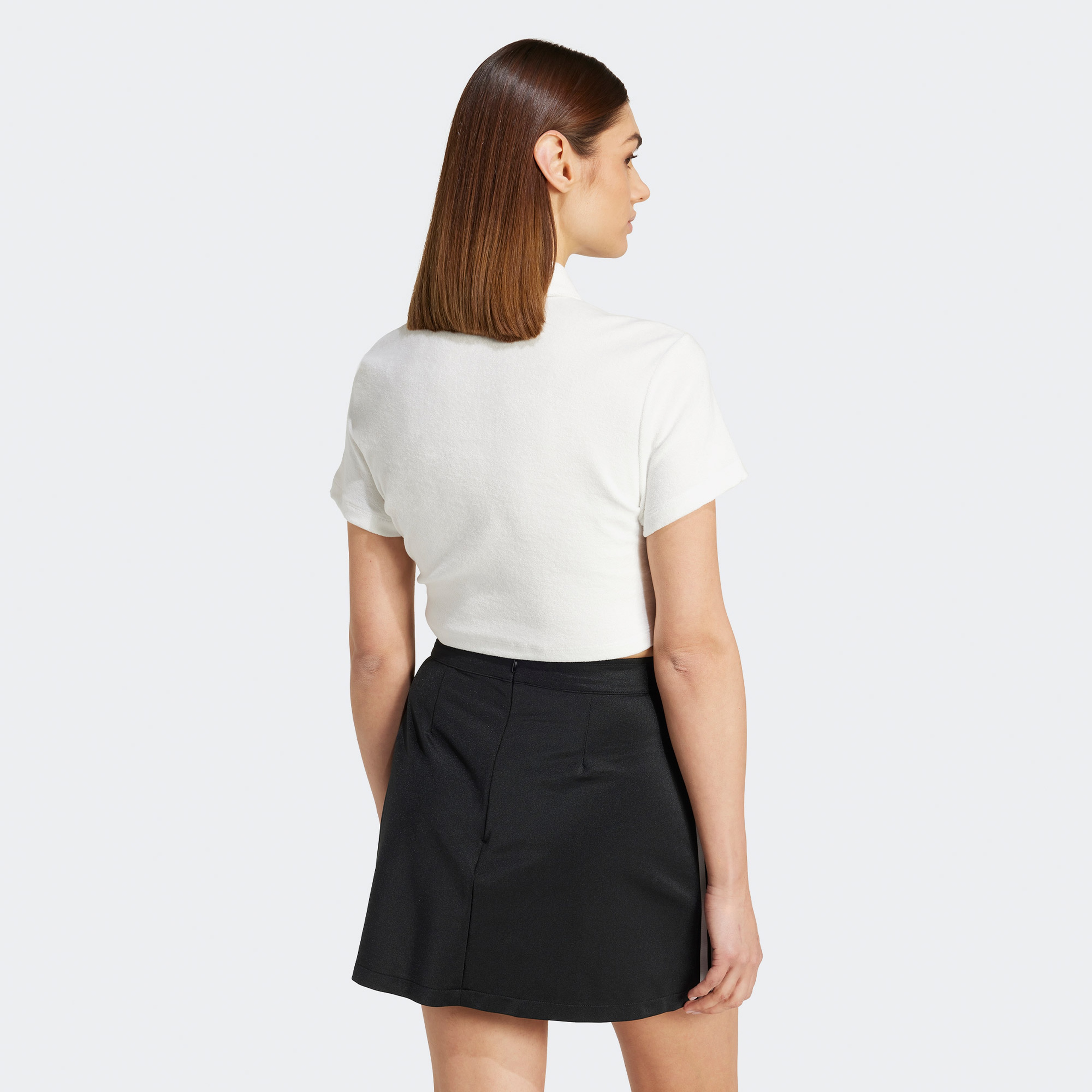 adidas Towel Kadın Beyaz Crop T-Shirt