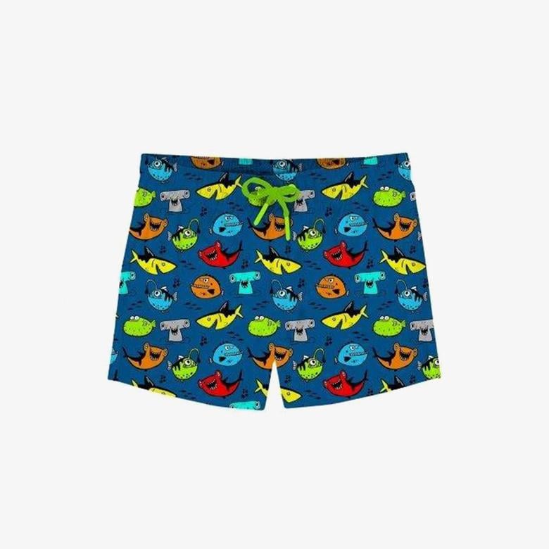 Slipstop Aquatic Çocuk Renkli Deniz Şortu