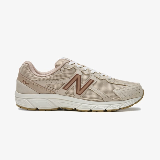 New Balance 480 Unisex Bej Spor Ayakkabı - Görsel 2