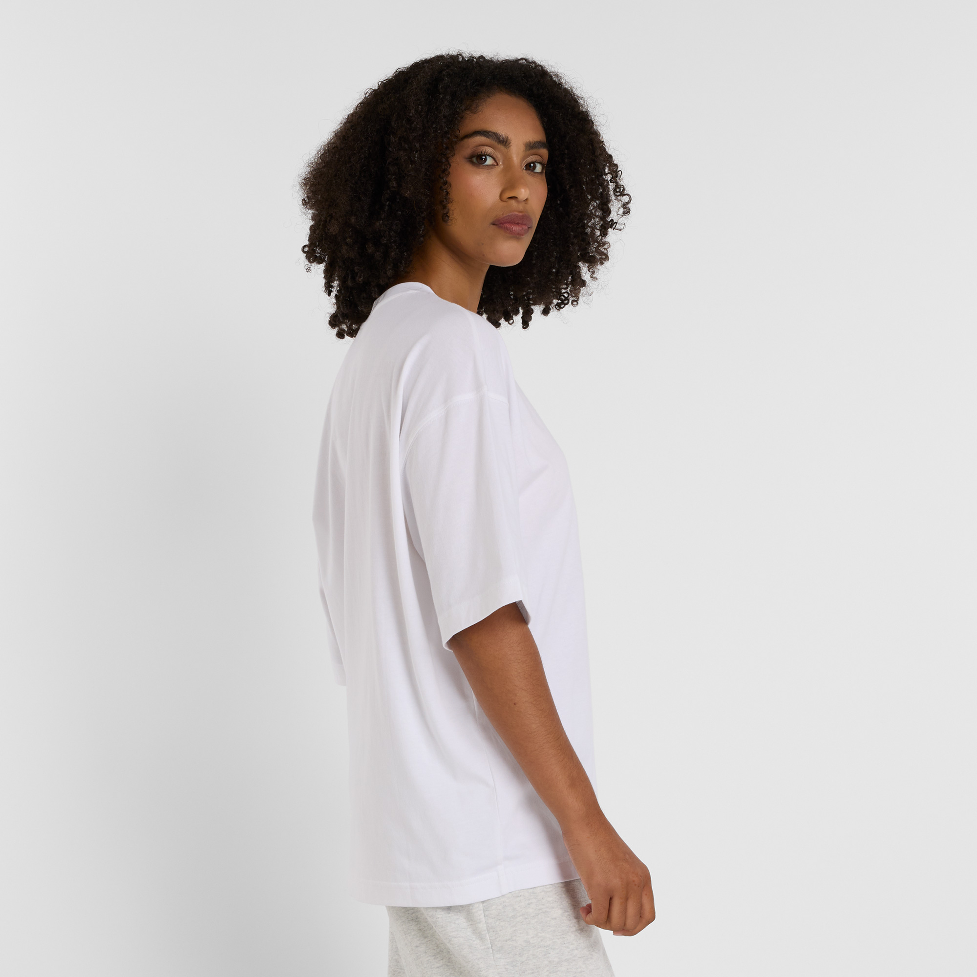 New Balance WT43556 Kadın Beyaz T-Shirt