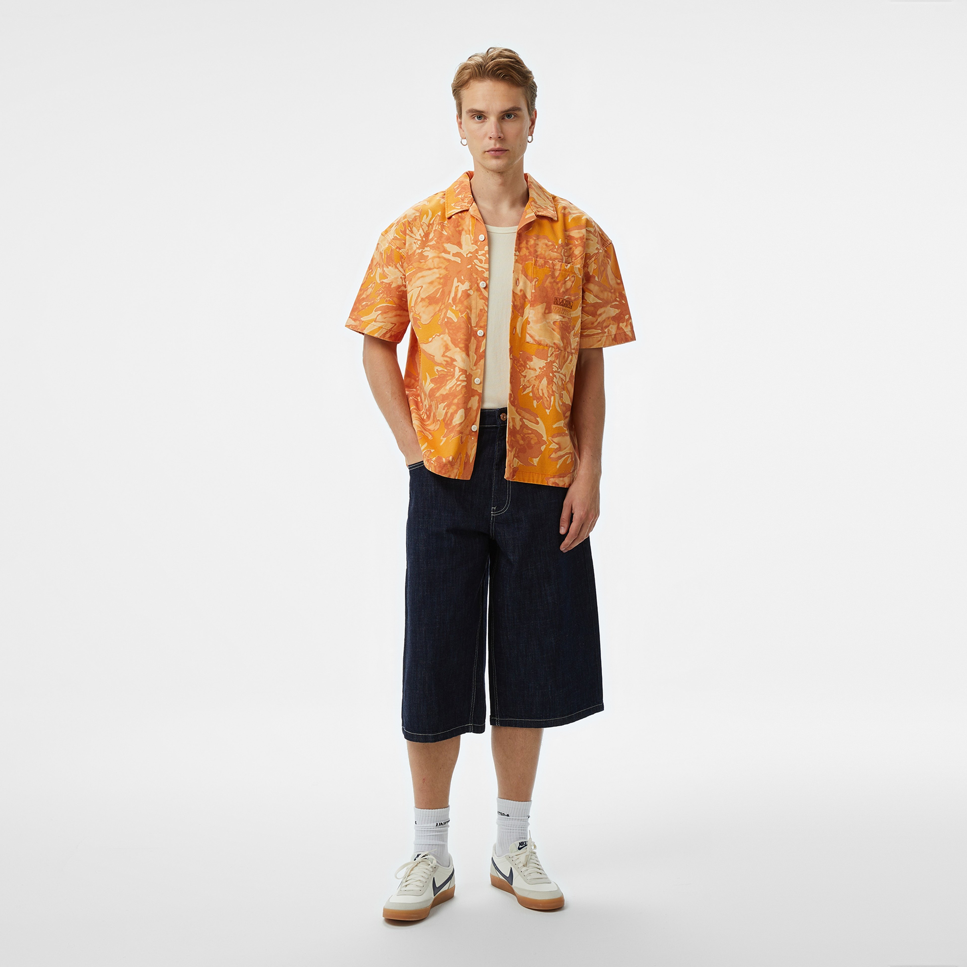 Napapijri  G-Talla SS Erkek Renkli Gömlek