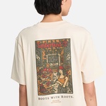 Timberland Washed Boot Lab Back Graphic Erkek Kahverengi T-Shirt