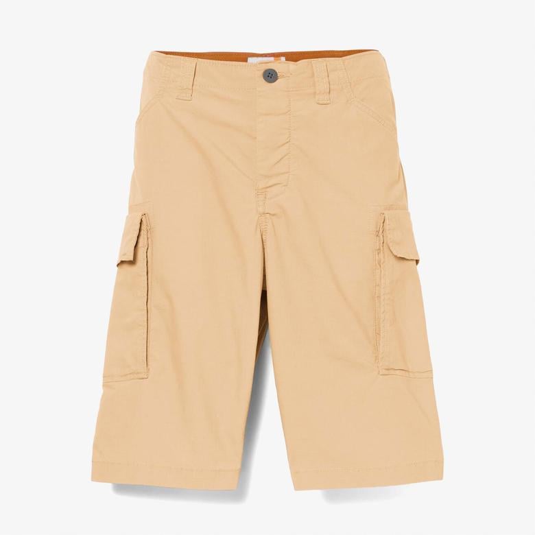 Timberland Brookline Poplin Cargo Erkek Krem Şort