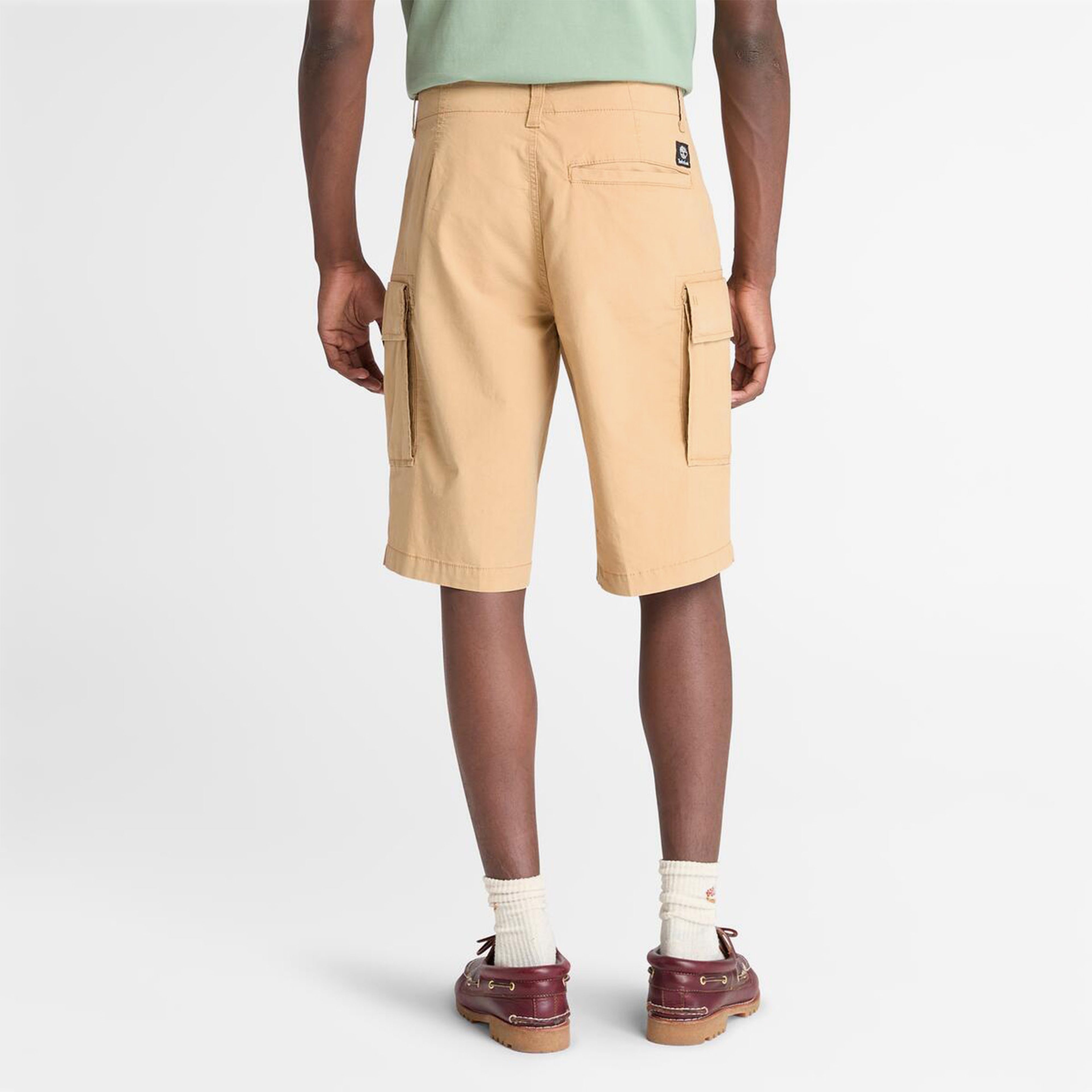 Timberland Brookline Poplin Cargo Erkek Krem Şort