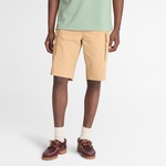 Timberland Brookline Poplin Cargo Erkek Krem Şort