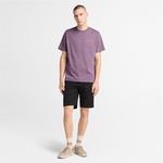 Timberland Rugged Active Gear Back Graphic Erkek Mor T-Shirt