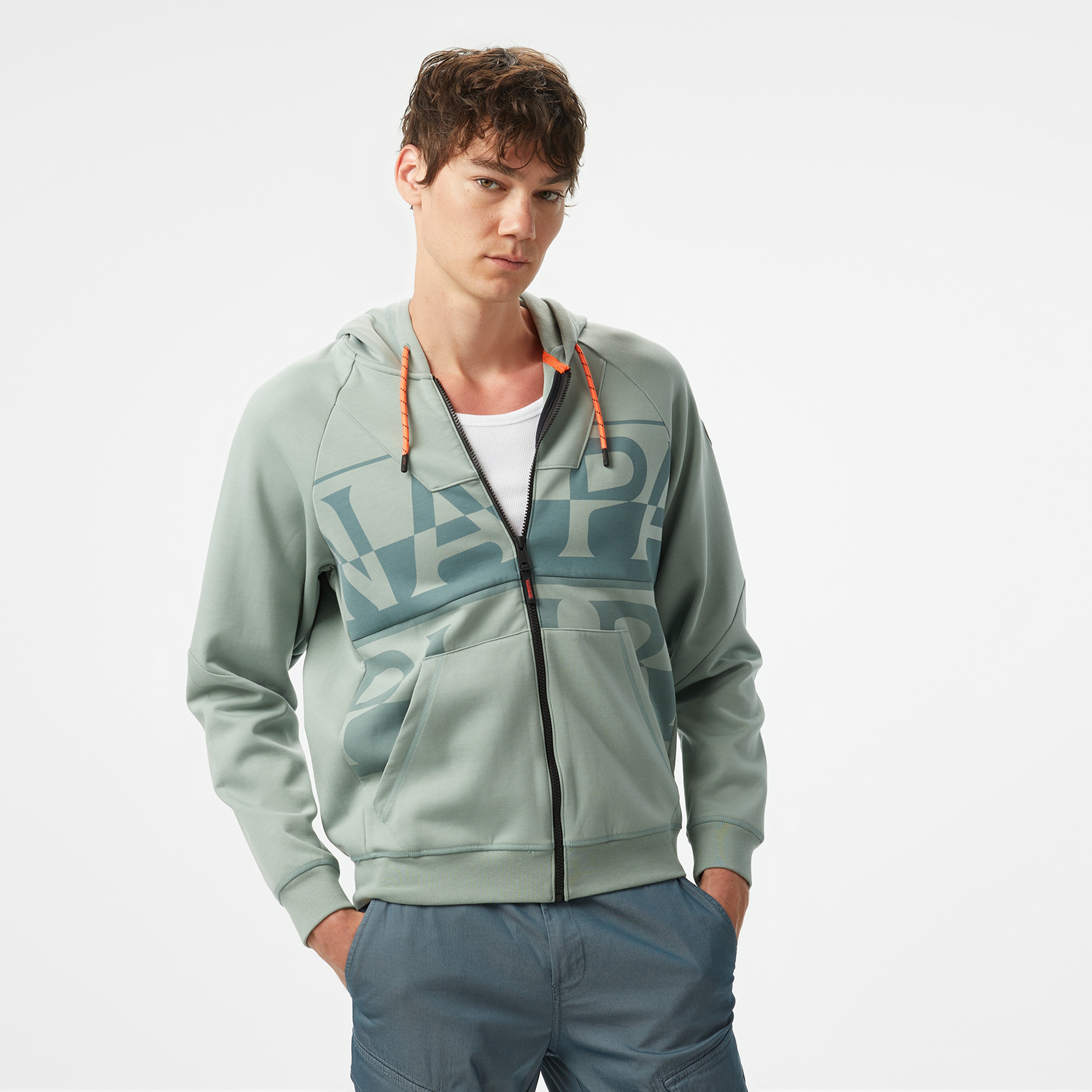 Napapijri  B-Anghiari Fzh Erkek Yeşil Sweatshirt