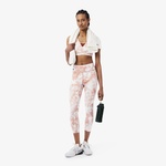 Kadın Slim Fit Desenli Pembe Tayt