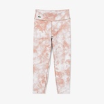 Kadın Slim Fit Desenli Pembe Tayt