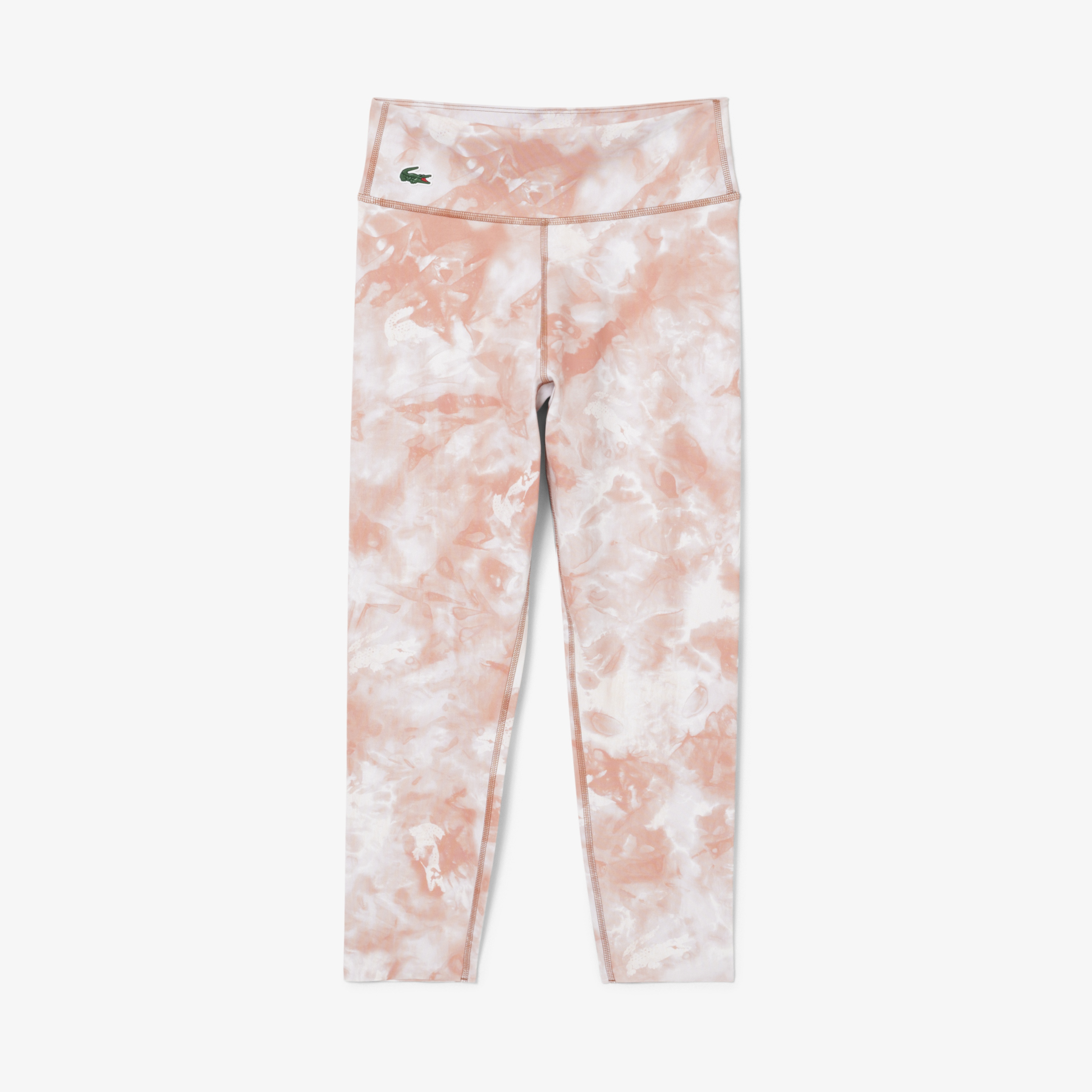 Kadın Slim Fit Desenli Pembe Tayt