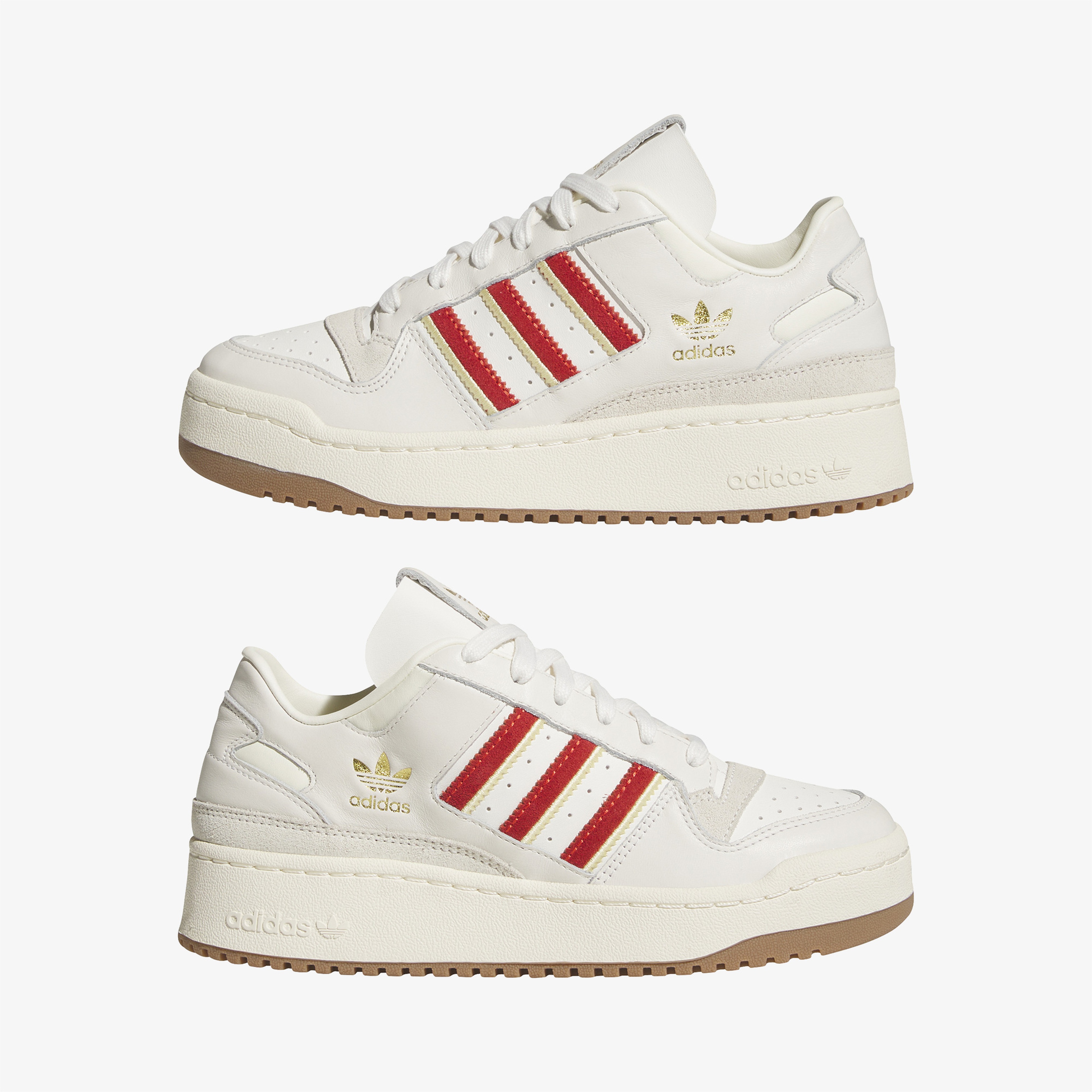 adidas Forum Bold Stripes Kadın Beyaz Sneaker