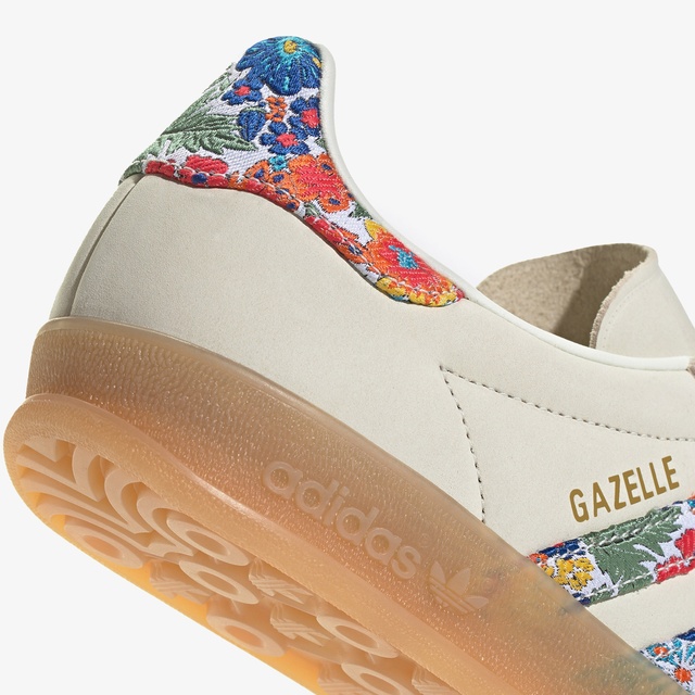 Adidas adidas Beyaz Gazelle Indoor X Liberty London Kadın Krem Spor Ayakkabı Sneaker | Occasion Beyaz - 10. görsel