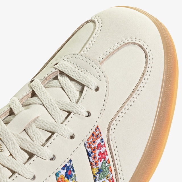 Adidas adidas Beyaz Gazelle Indoor X Liberty London Kadın Krem Spor Ayakkabı Sneaker | Occasion Beyaz - 9. görsel