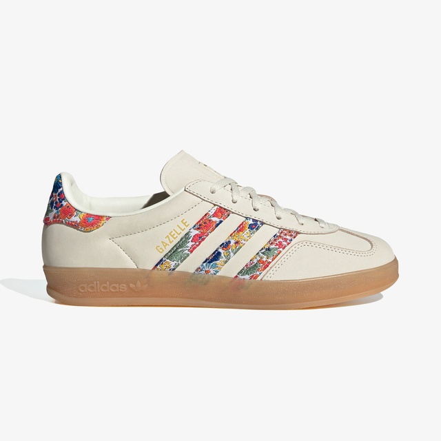 Adidas adidas Beyaz Gazelle Indoor X Liberty London Kadın Krem Spor Ayakkabı Sneaker | Occasion Beyaz - 2. görsel