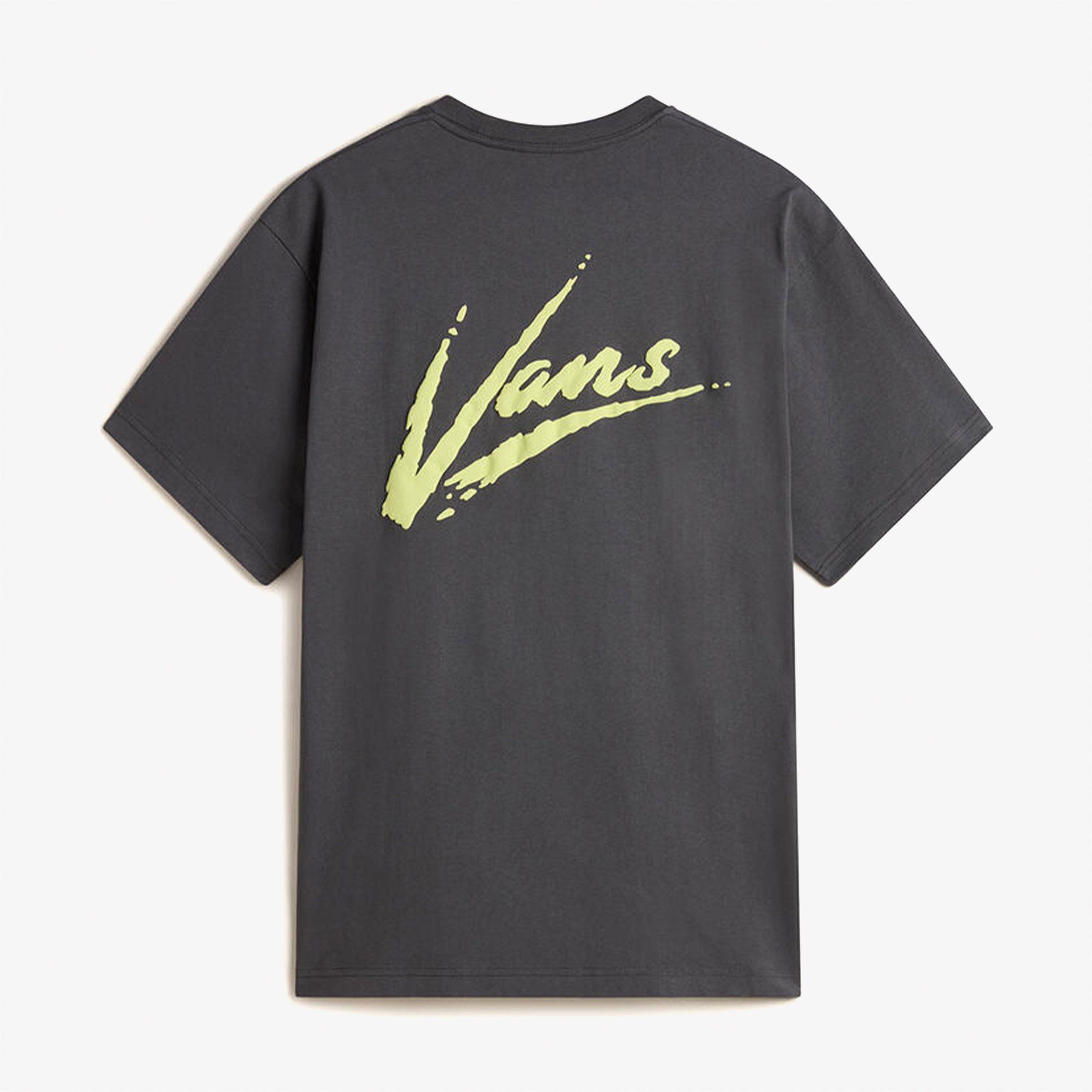 Vans Brush Script Loose Ss Erkek Gri T-Shirt