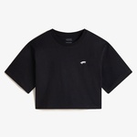 Vans W Salton Relax Crop Ss Kadın Siyah T-Shirt