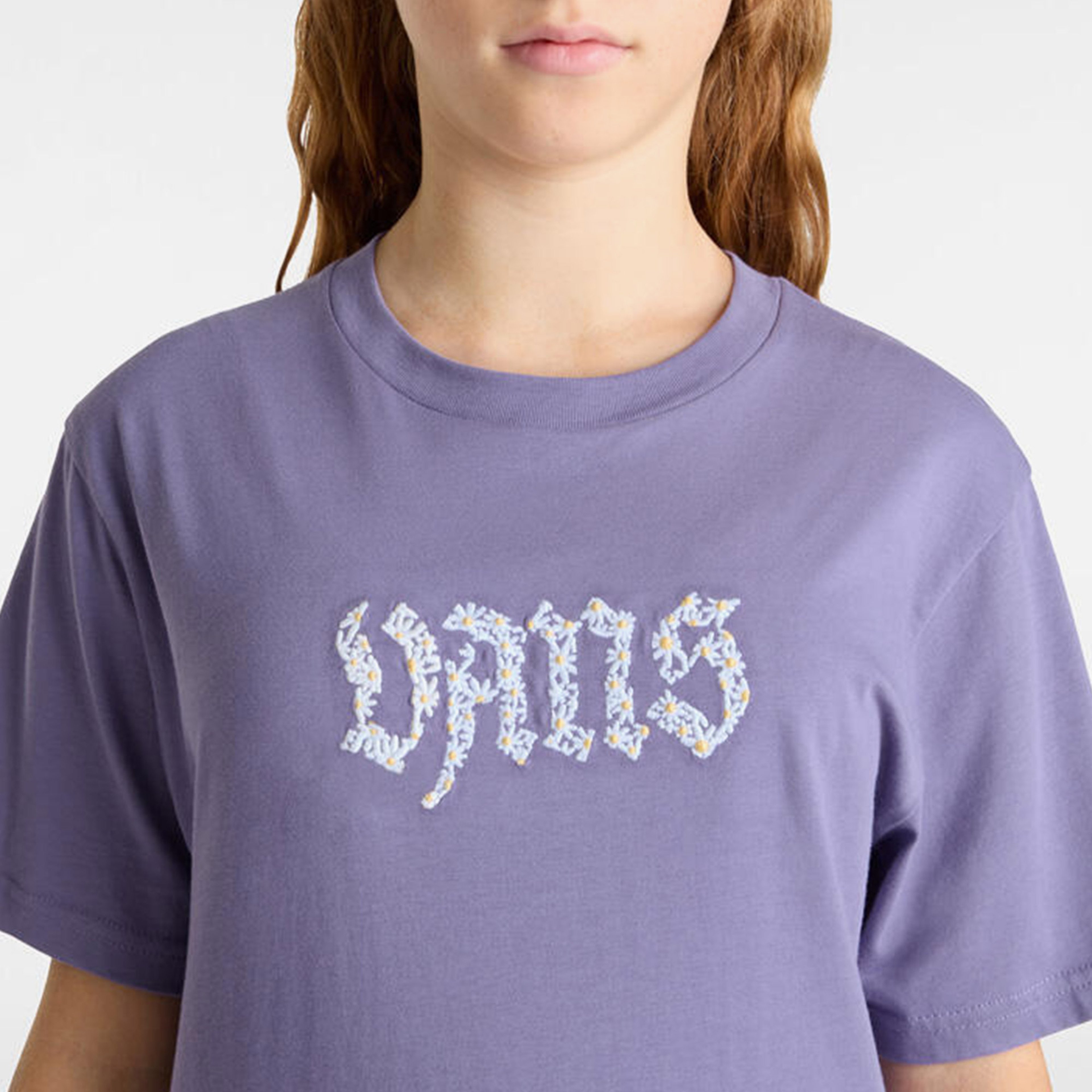 Vans Daisy Break Ss Çocuk Mor T-Shirt